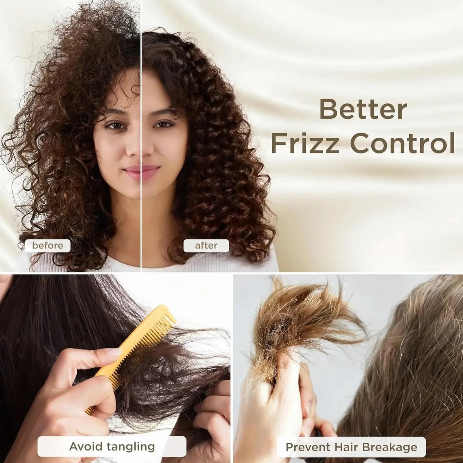 Federa in raso da 2 pezzi for capelli e pelle. setosa con chiusura a busta Per Casa