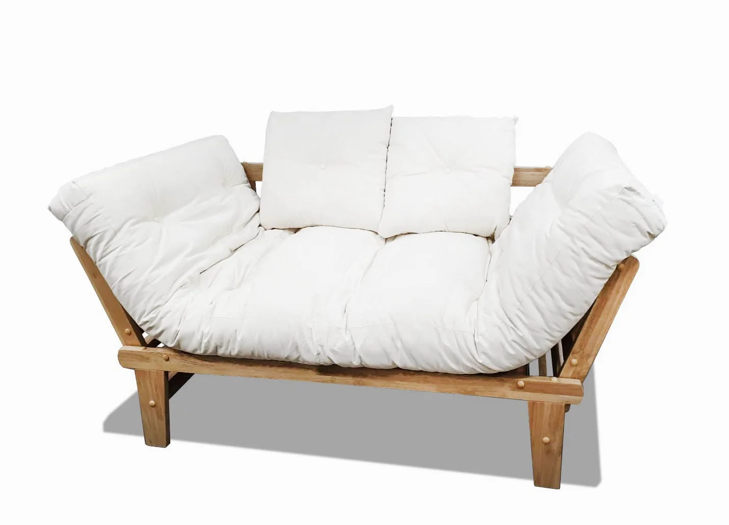 Divano-letto Sésamo, Naturale, greggio Futon, 200x82x32 cm