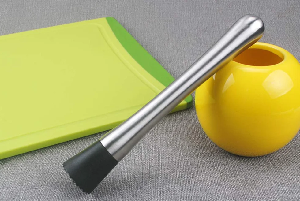 VKI® Pestello per Cocktail, Cocktail Muddler, Acciaio Inox, per Creare Deliziosi Mojito e Altre Bevande a Base di Frutta