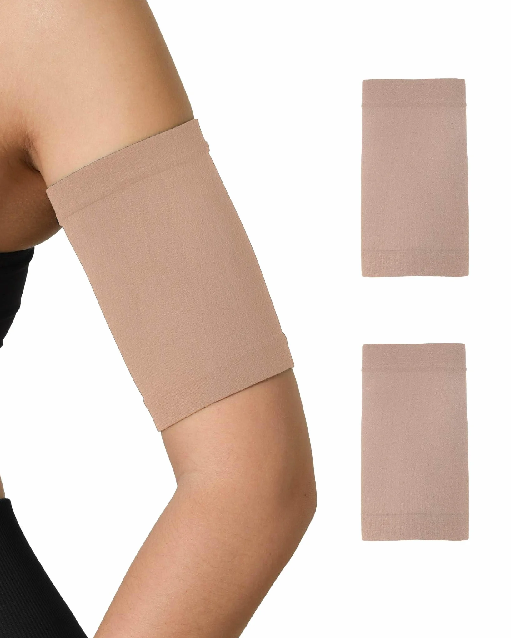Fascia Protezione in Microfibra Traspirante e Antibatterica per Glucometro Manicotti Braccia Protettivi 2pz Made in Italy