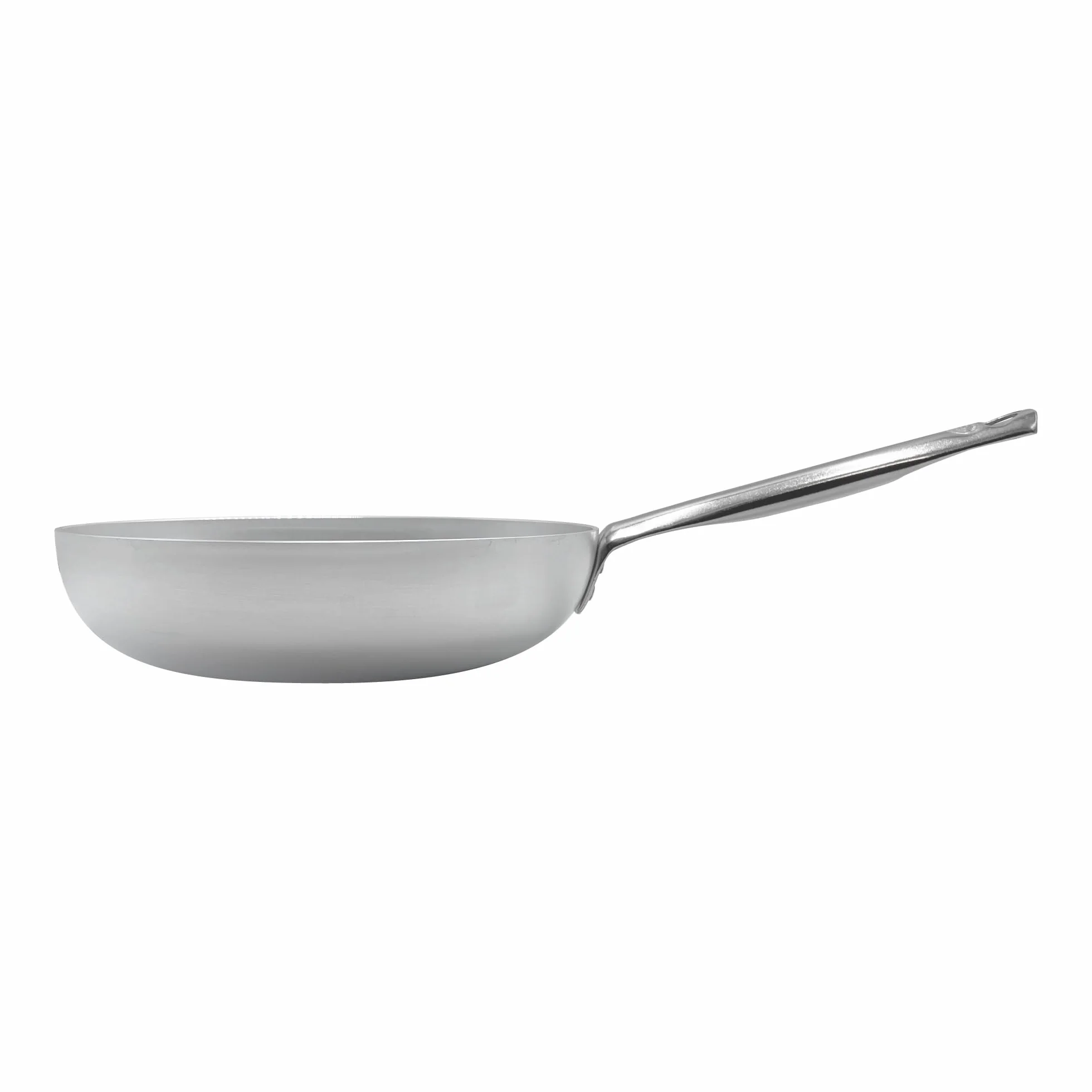 Pentole Agnelli Padella Alta per Saltare 28 cm Alluminio 3 mm Antiaderente Manico Inox