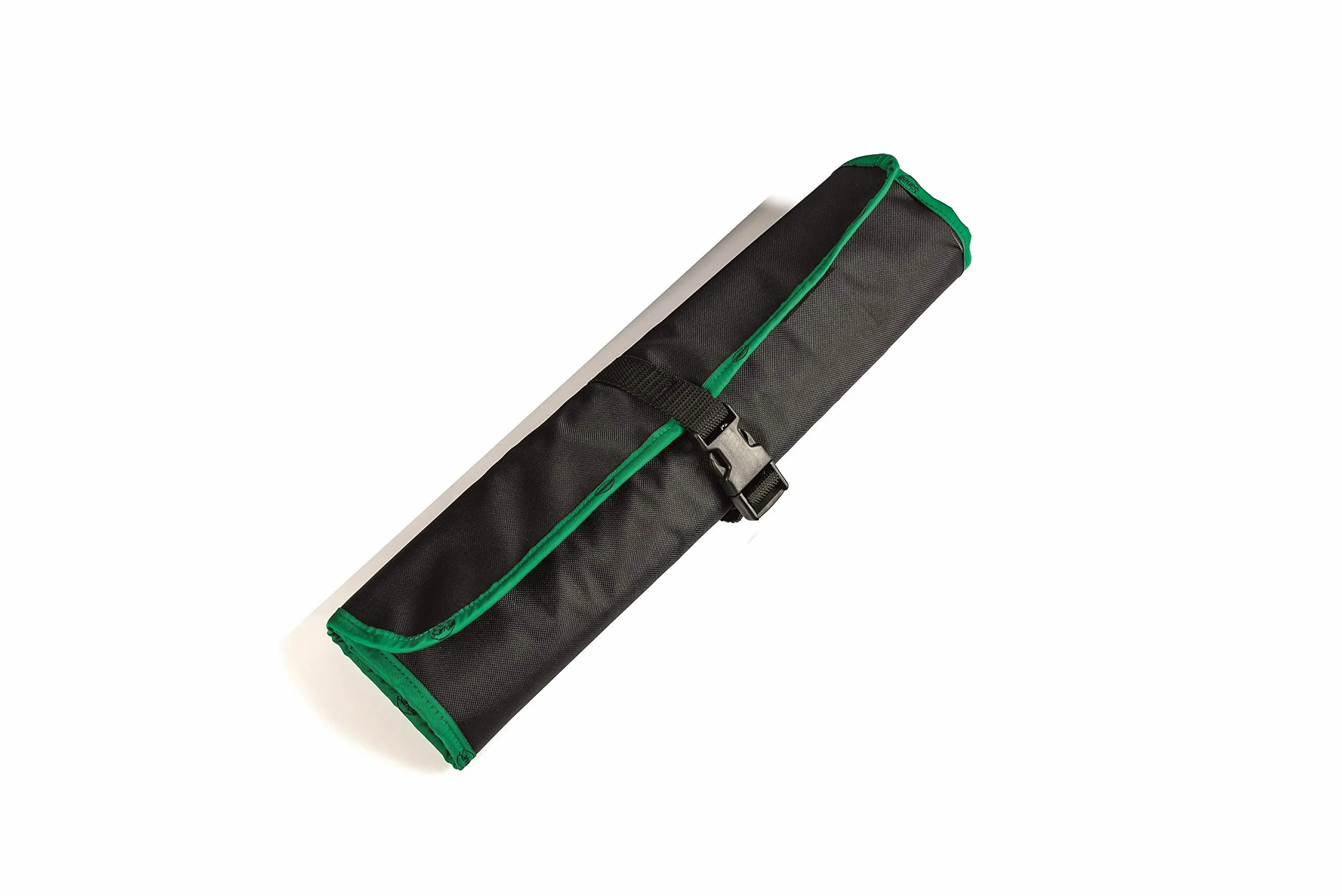 Sanelli Set 5 coltelli Premana Professional Rotolo Cuoco, Cordura, Nero/Verde