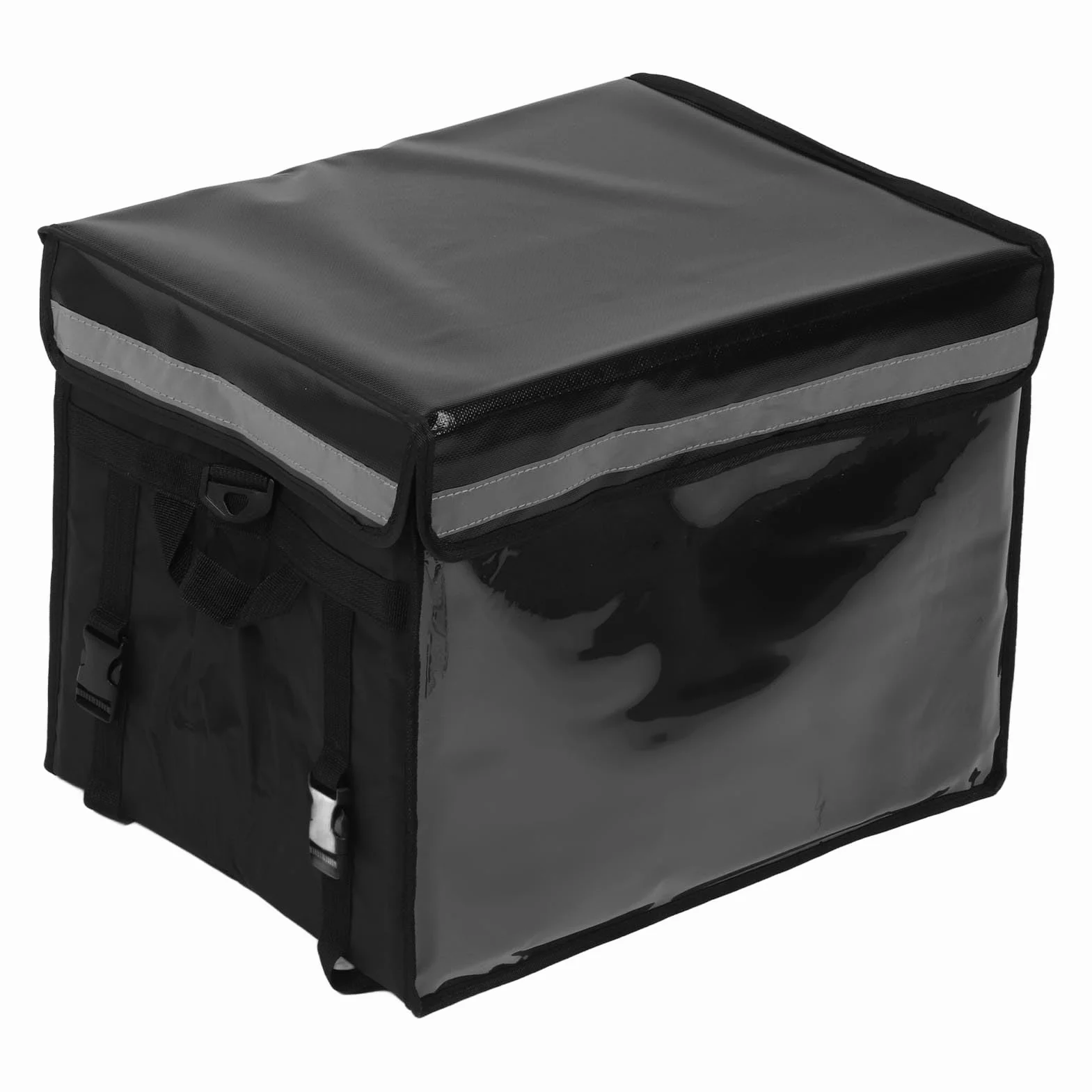 Domary Borsa Termica per la Consegna degli Alimenti Borsa per la Spesa Isolata di Grande capacità con Cerniera Superiore Il Servizio di Consegna Pasti Caldi e, Viagg