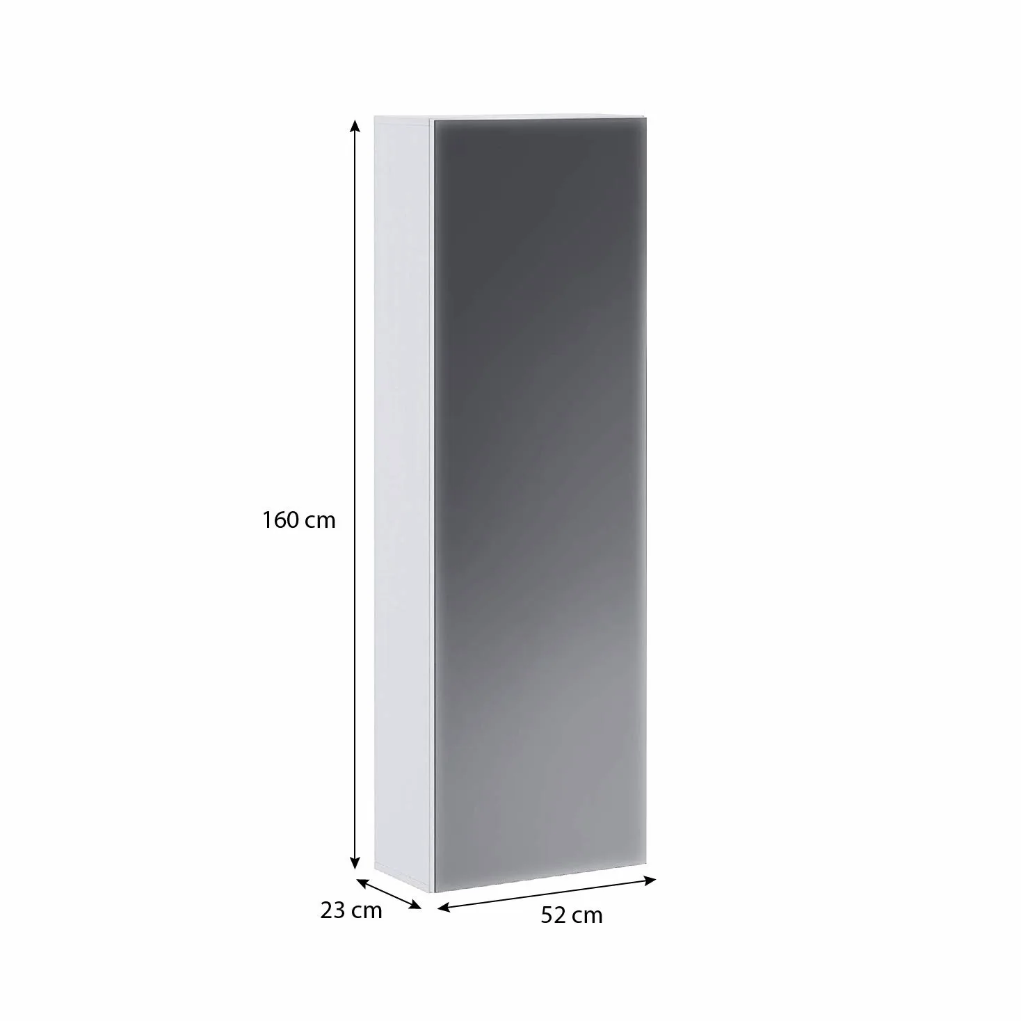 Bricozone Scarpiera Con Specchio Alta Salvaspazio Moderna Fino A 14 Paia Di Scarpe Mobile Slim Da Ingresso Con Anta Reversibile 7 Ripiani Bianco Lucido Arredo Per Corridoio O Camera Da Letto