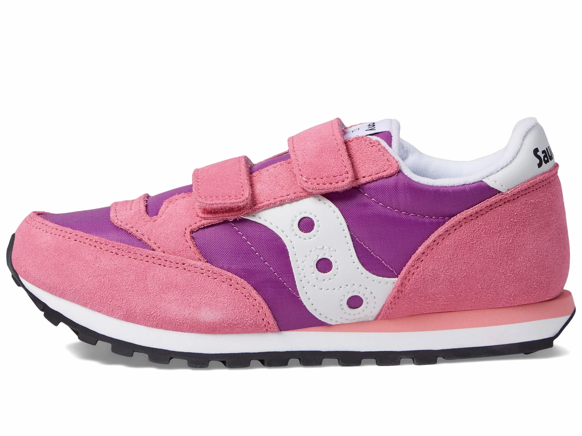 Saucony Kids Girls Jazz Double HL Scarpe Rosa e Viola Taglia 36
