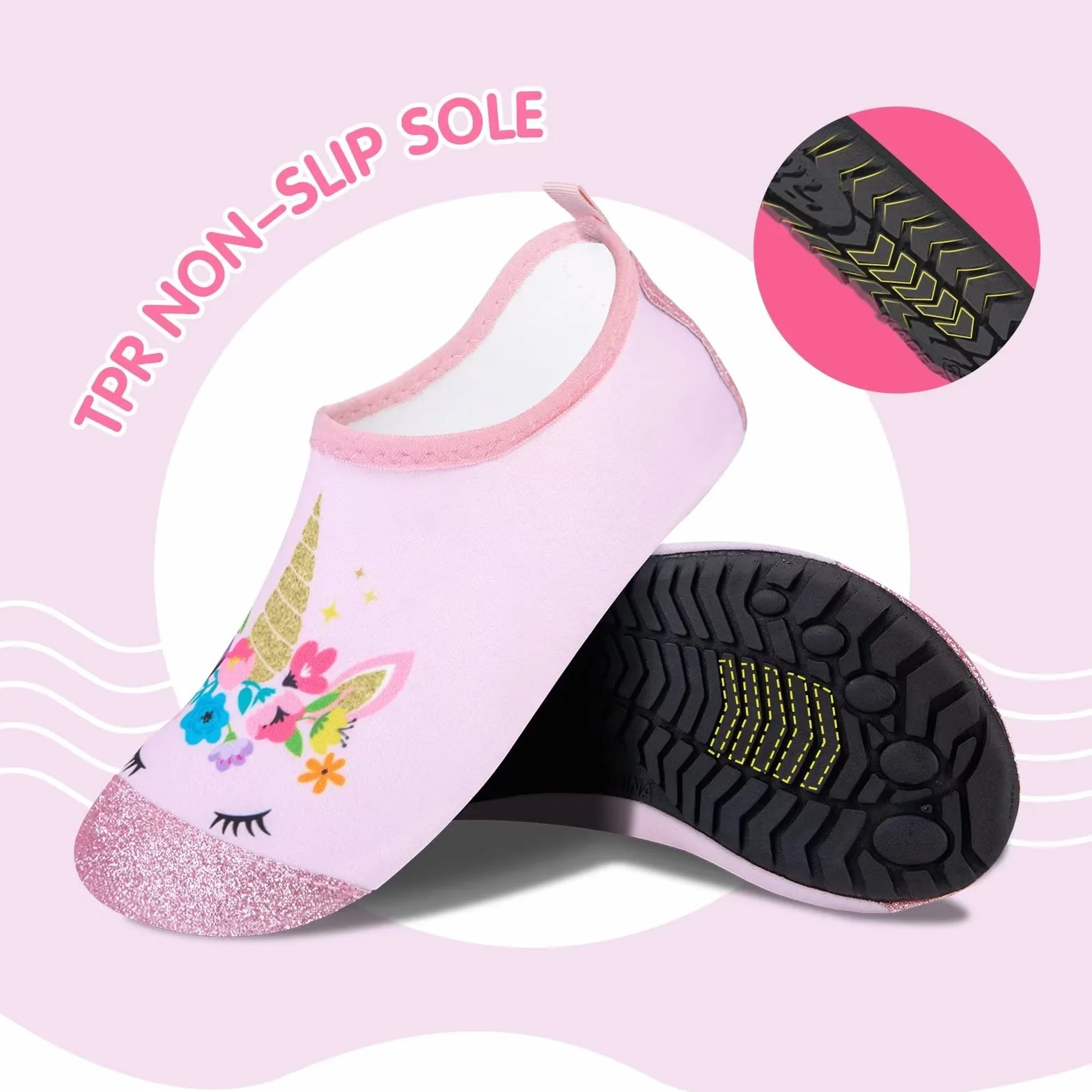 Scarpe da Bagno Bambini Asciugatura Rapida Scarpette da Surf Piscina Spiaggia