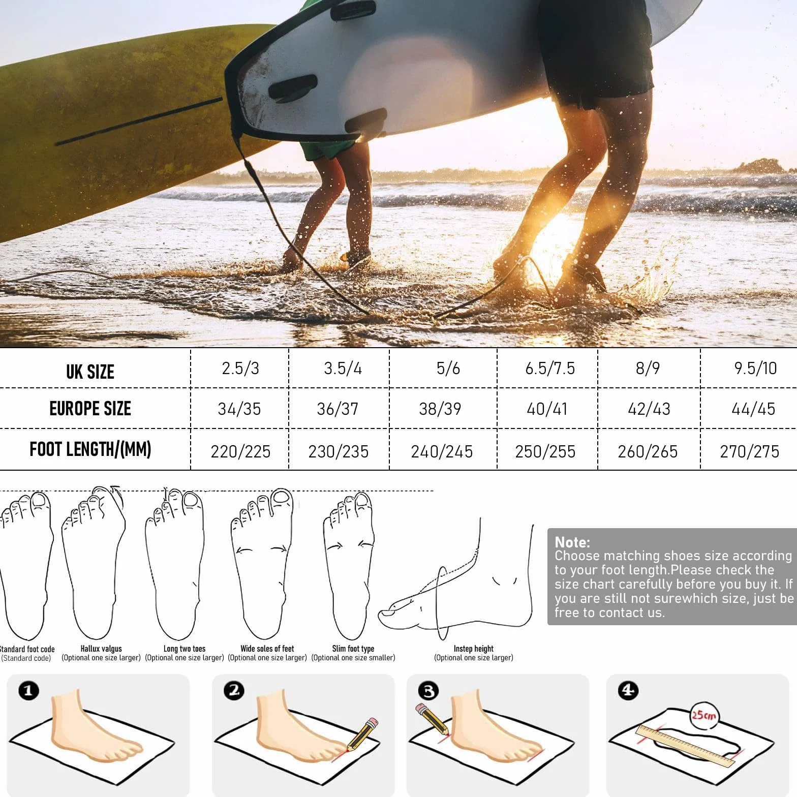 Scarpe da Mare Unisex Antiscivolo per Spiaggia Piscina Yoga Surf Leggere Traspiranti Asciugatura Rapida