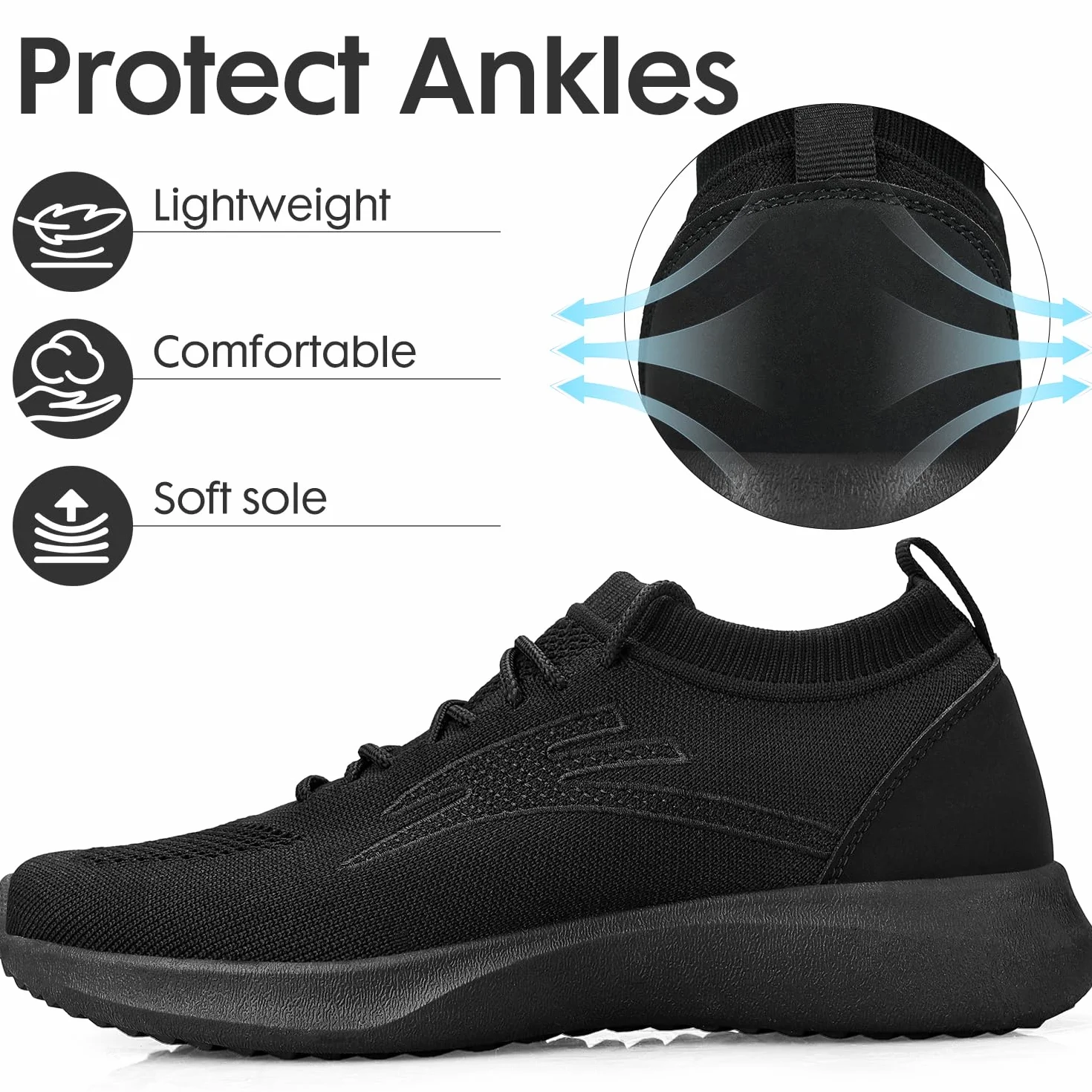 Scarpe Uomo Running Leggere Traspiranti per Corsa Palestra Camminata