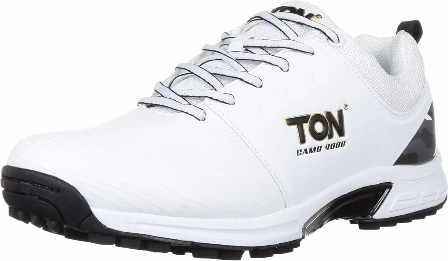 SS White Edition Cricket Shoe (Color: White & Grey, Size: UK6/ US7/ EU40) | for Mens & Boys | Material: Polyurethane (PU) | Lightweight And Durable Long Lasting Performance
