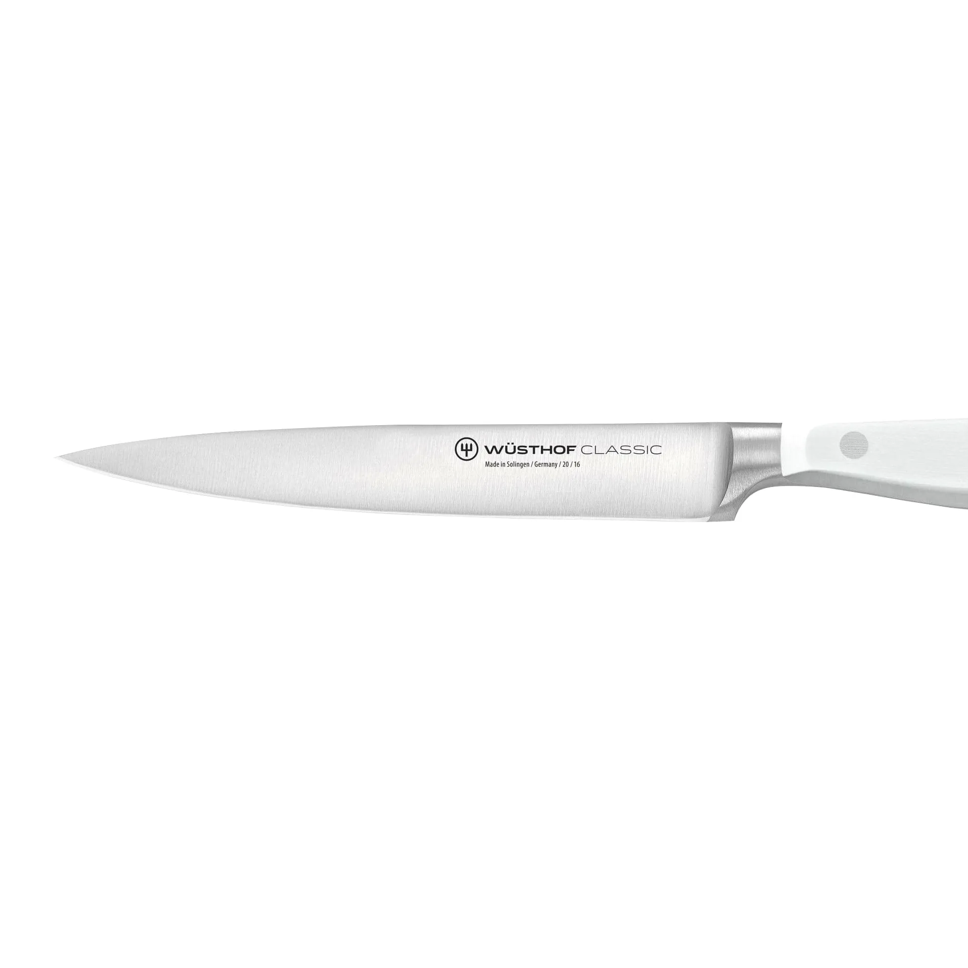 WÜSTHOF Classic Coltello prosciutto 16 cm, bianco