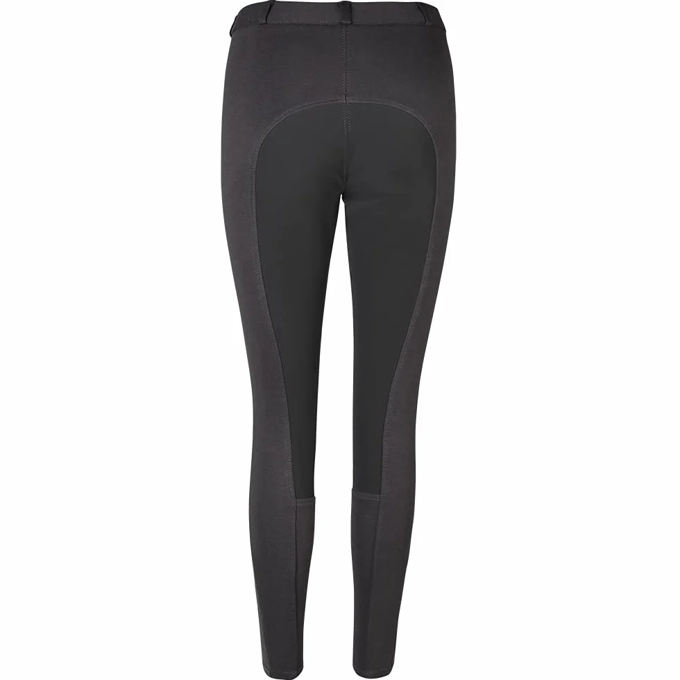 PFIFF Thea Pantaloni da equitazione con rinforzo integrale per bambini