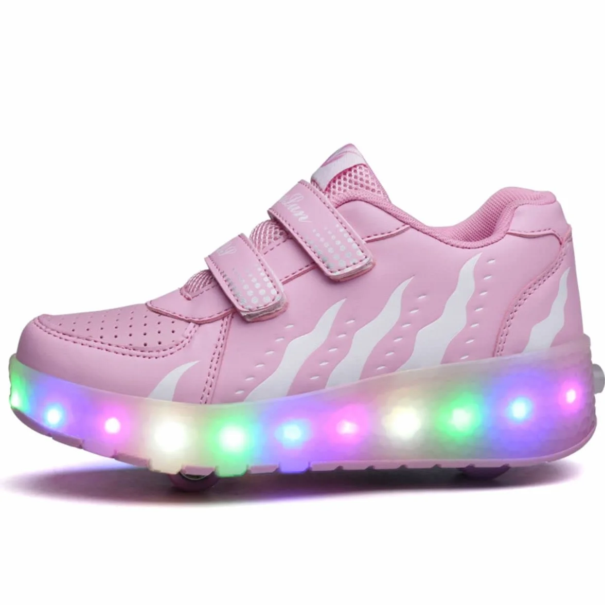 HUSKSWARE Scarpe 2 in 1 con Ruote per Bambini Ragazza Ragazzo Sneakers Skateboard