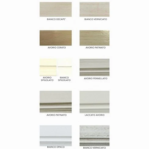 Estea Mobili - TAVOLO BIANCO OPACO ALLUNGABILE 120 /200 X 80 LEGNO MASSELLO LACCATA BIANCO - 1004 - come foto