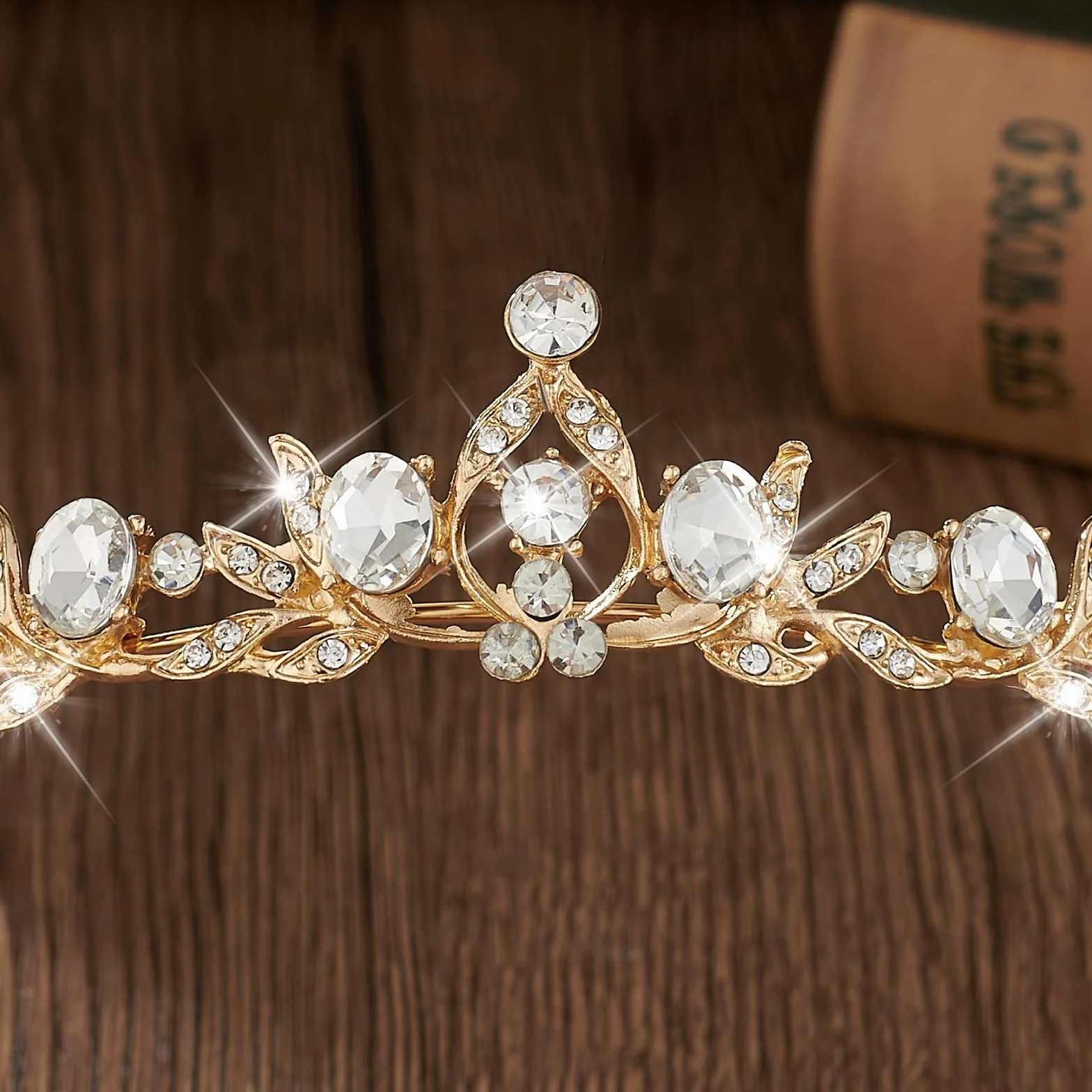 Tiara Corona di Cristallo con Strass Regina Corone Donna Diadema Sposa Coroncina Principessa