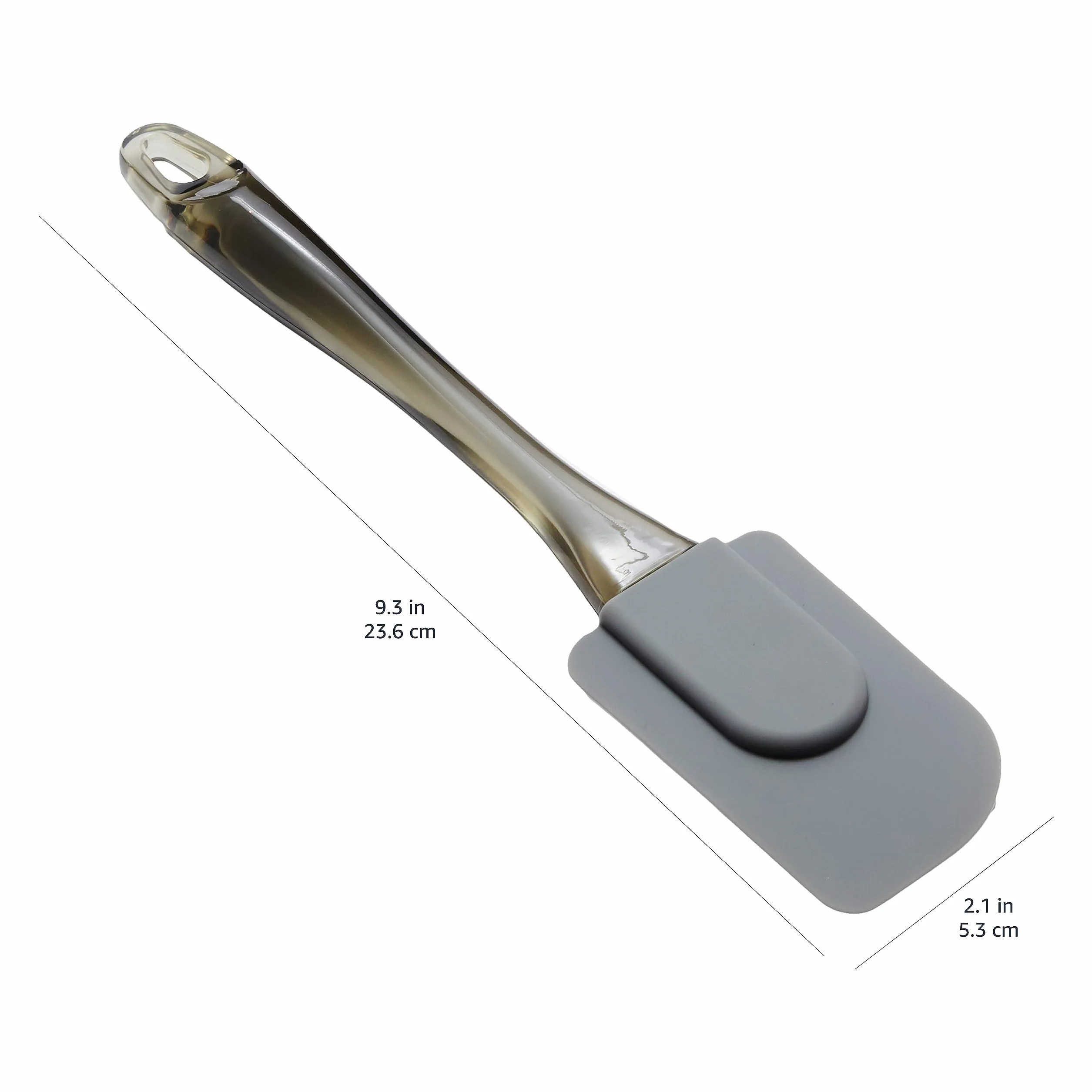 Amazon Basics Spatole in silicone set da 3 pezzi Grigio