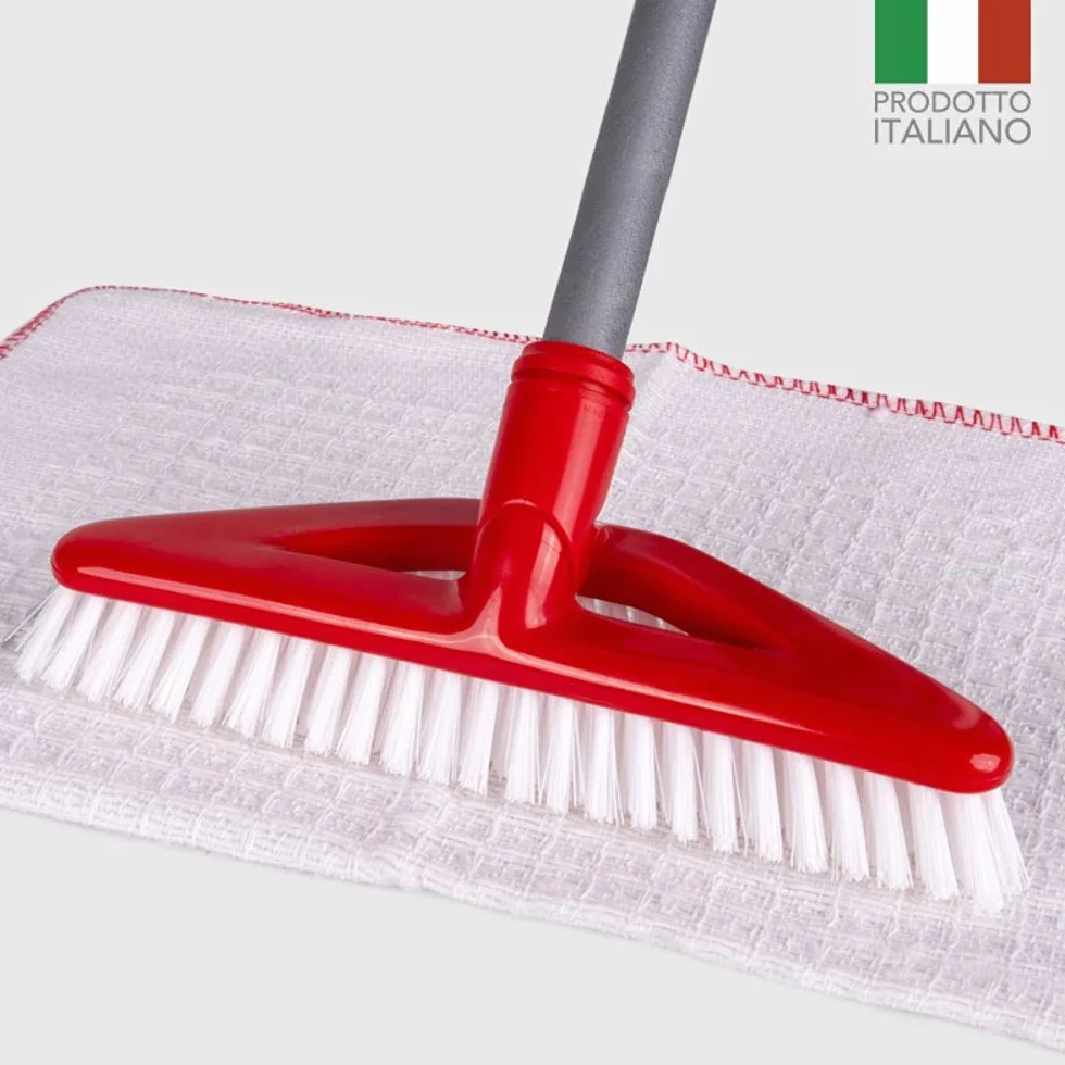 La Briantina Irvano Mop Professional Floor Cleaner with Rigid Bristles