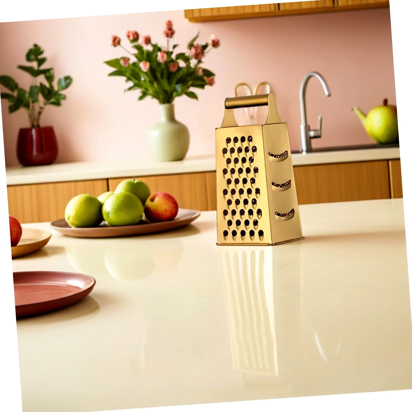 ABOOFAN Multi Acciaio Inossidabile Utensile per Verdure Lati per Affettare Grattugiare Cucina e Preparazioni