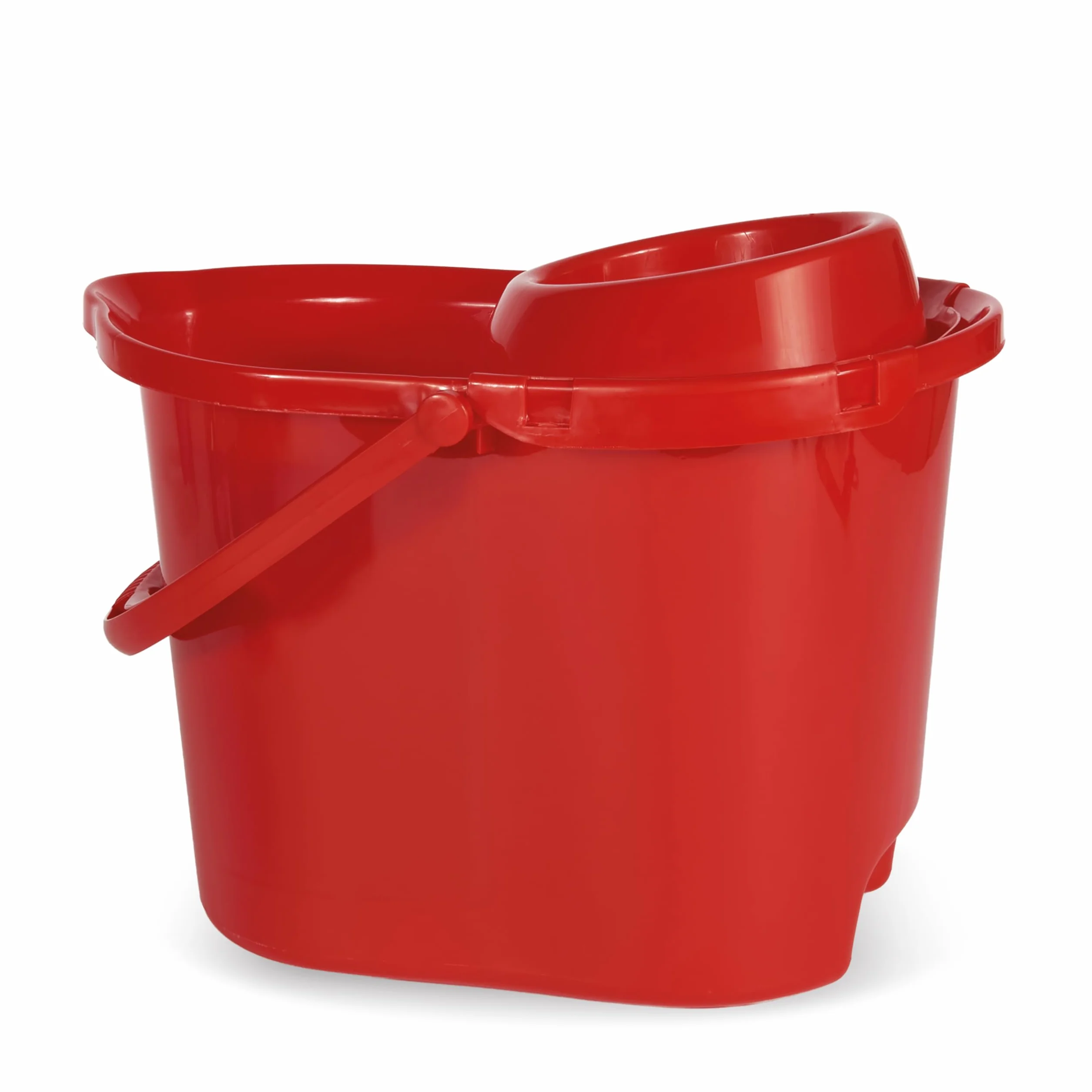 Perfetto Classico Secchio con Strizzatore, Plastica, Rosso, 39x28x30.5 cm