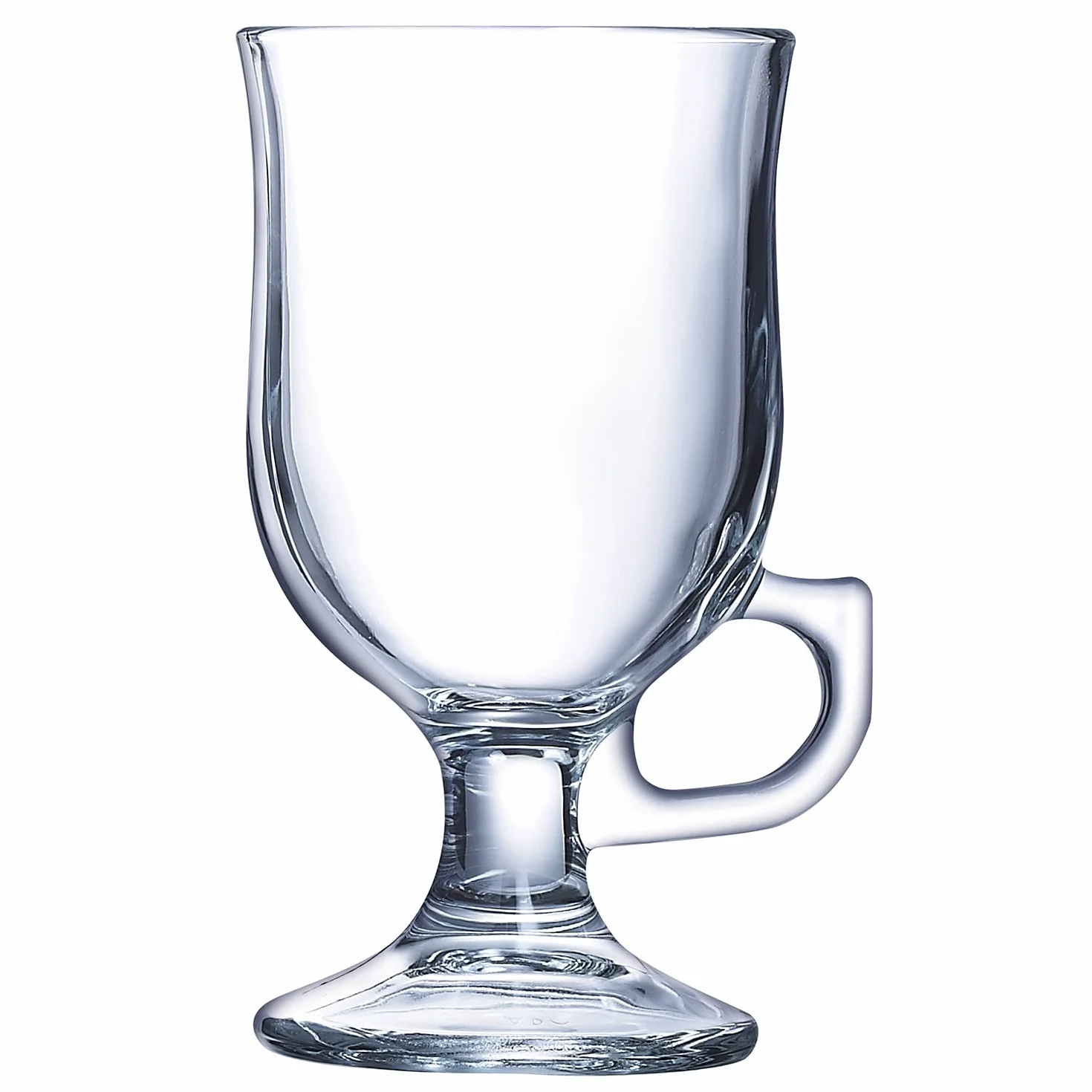 Arcoroc Arc 37684 Irish - Bicchieri da caffè con Manico, 250 ml, in Vetro Trasparente, 6 Pezzi