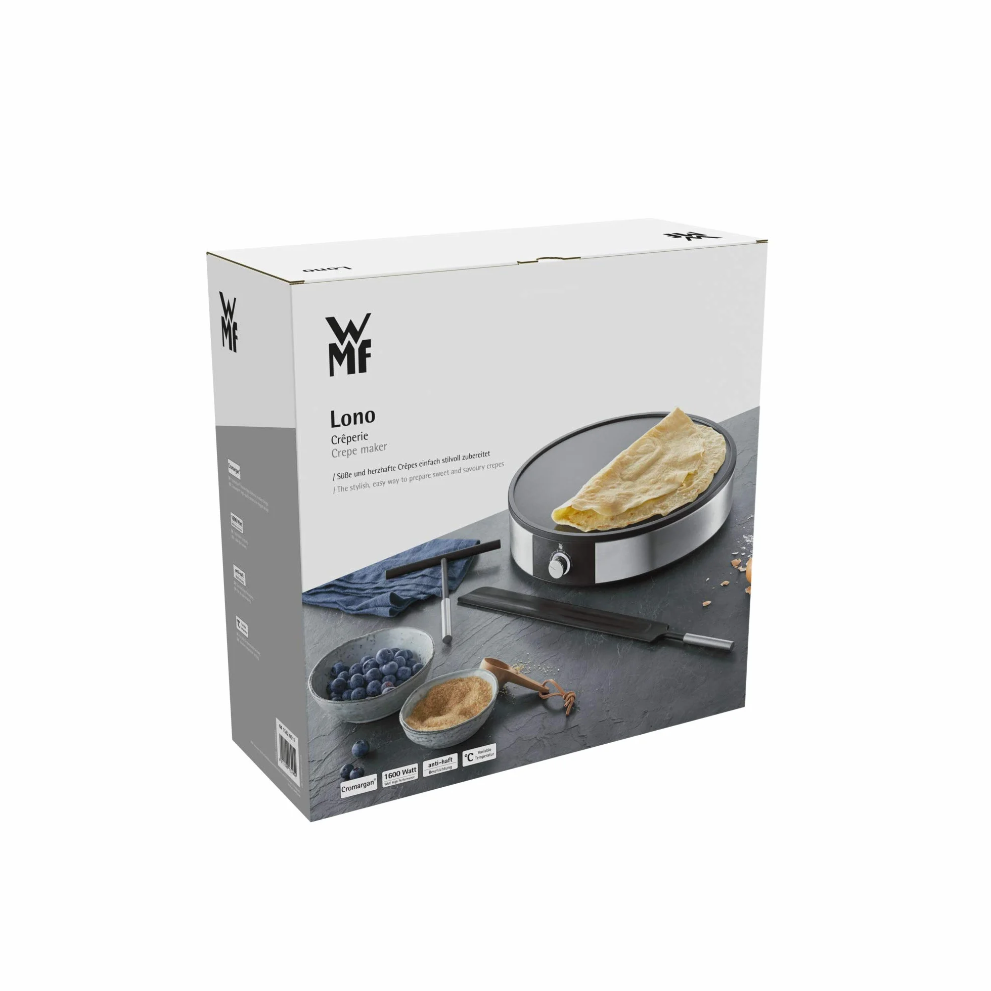 WMF Lono Crepes Maker 1600 W 33 cm Antyadherent Creperie