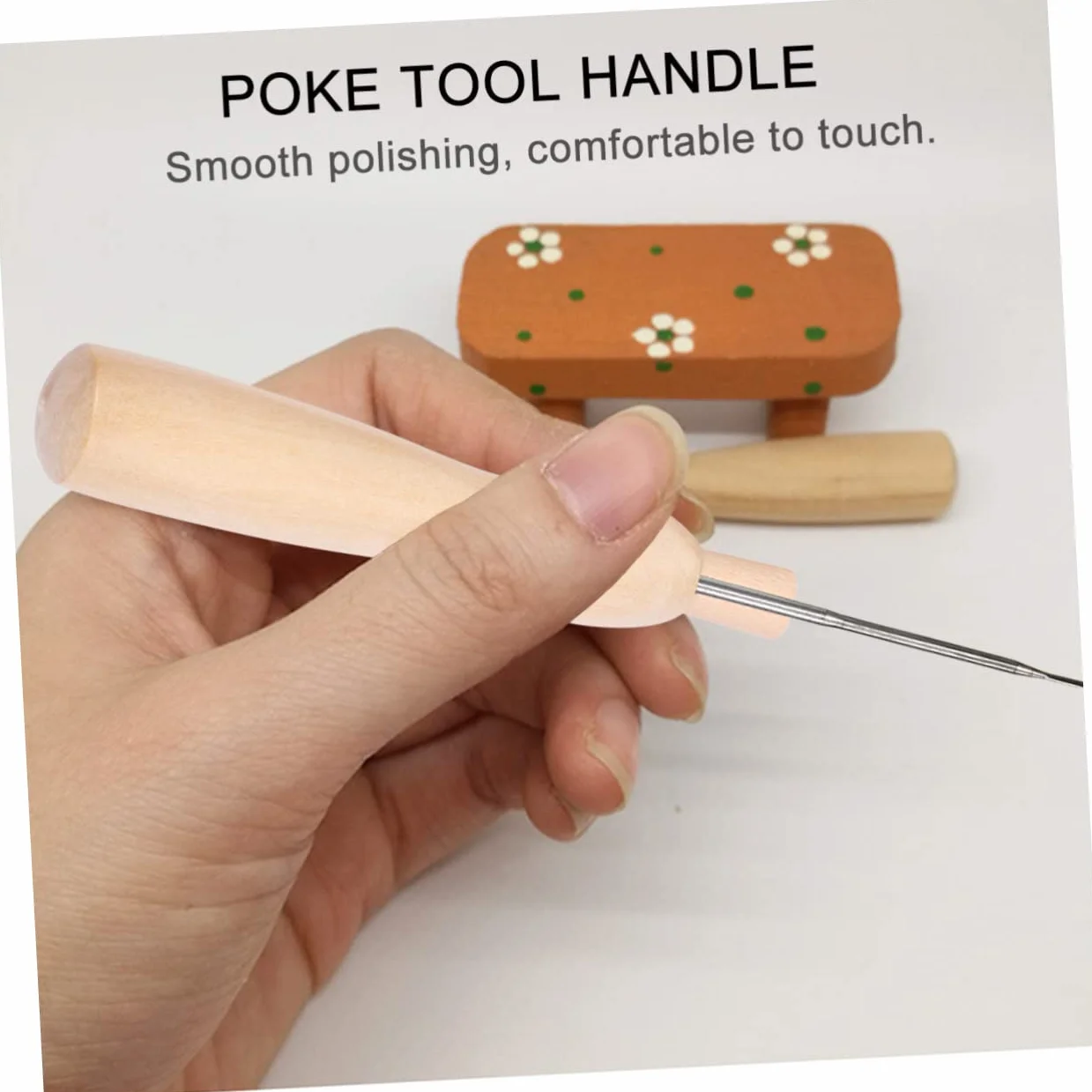 BELLIFFY Kit Di Attrezzi Per Infeltrimento Ad Ago 15 Pezzi Manico Di Legno Bambù