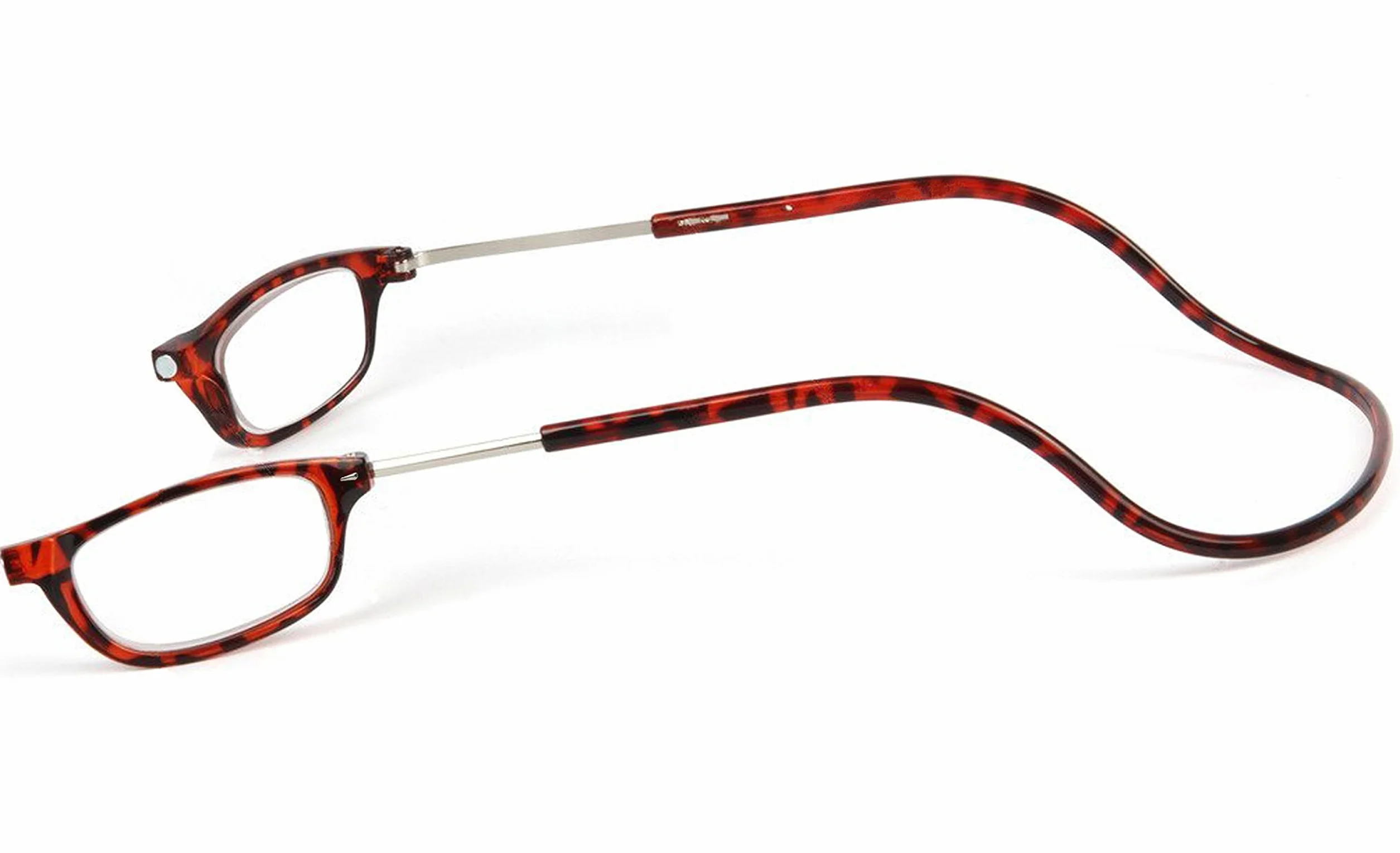 TBOC Occhiali da Lettura Regolabili Pieghevoli con Clip Magnetica, 4 Pezzi, Montatura Confortevole per Donna e Uomo