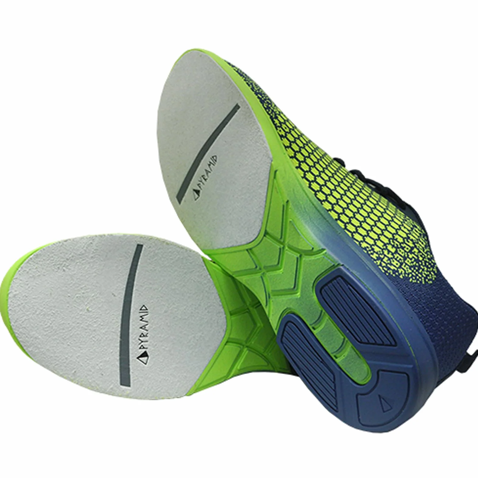 Pyramid Path Lite Senza Cuciture Scarpe da Bowling Uomo 42 EU Navy Voltage Lime