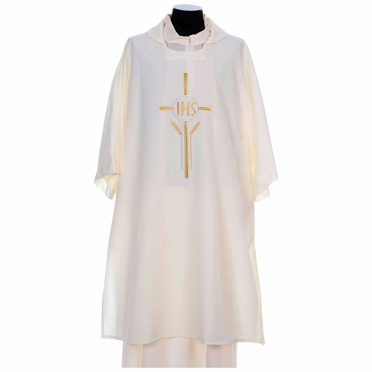 Holyart Dalmatica 100% poliestere croce spighe IHS