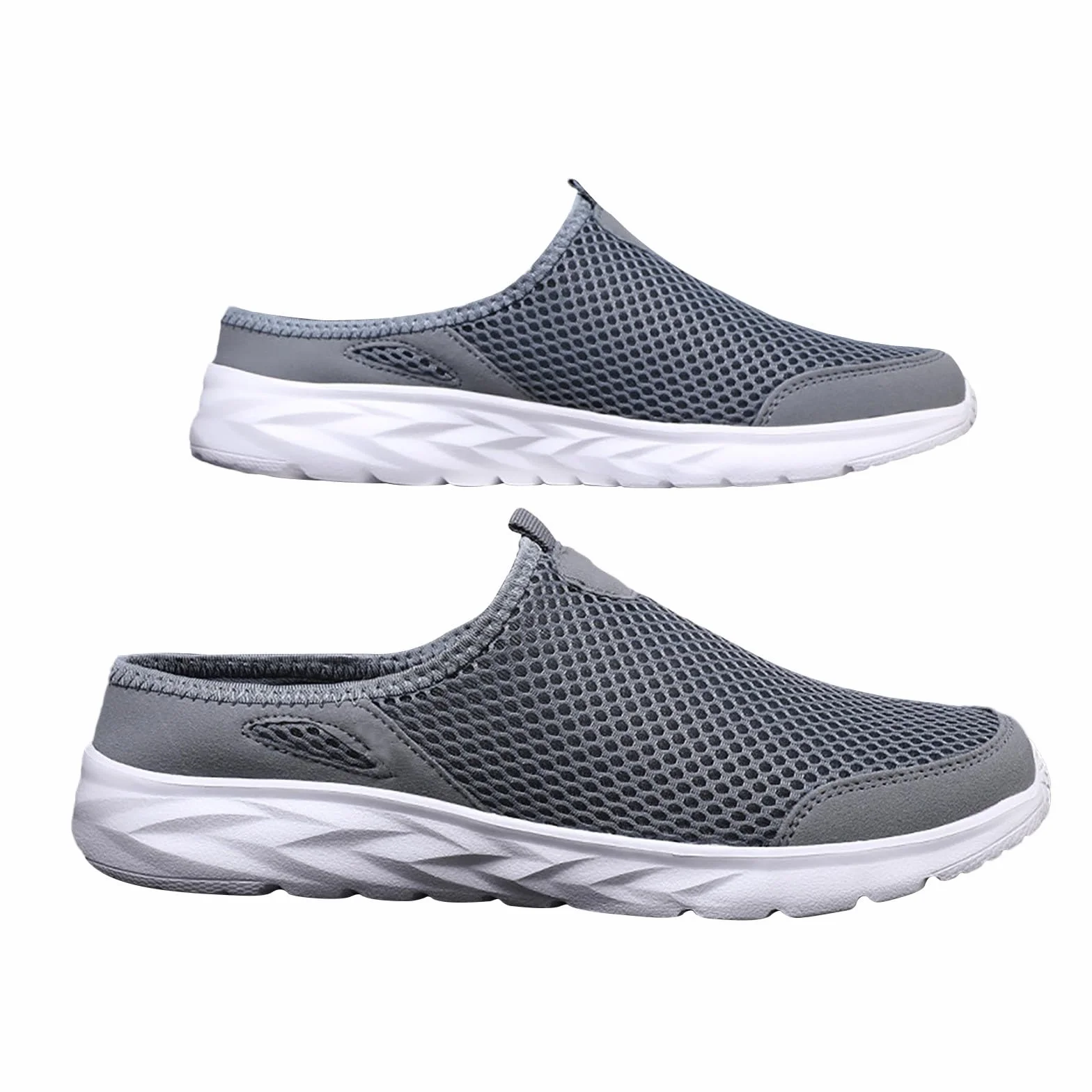 Ciabatte Ortopediche Uomo Scarpe Camminata Slip On Estive Pantofole Antiscivolo Chiuse Scarpe con Plantare Estraibile Comode Morbido Traspiranti Sneakers Uomo Leggere Casa Outdoor Jogging