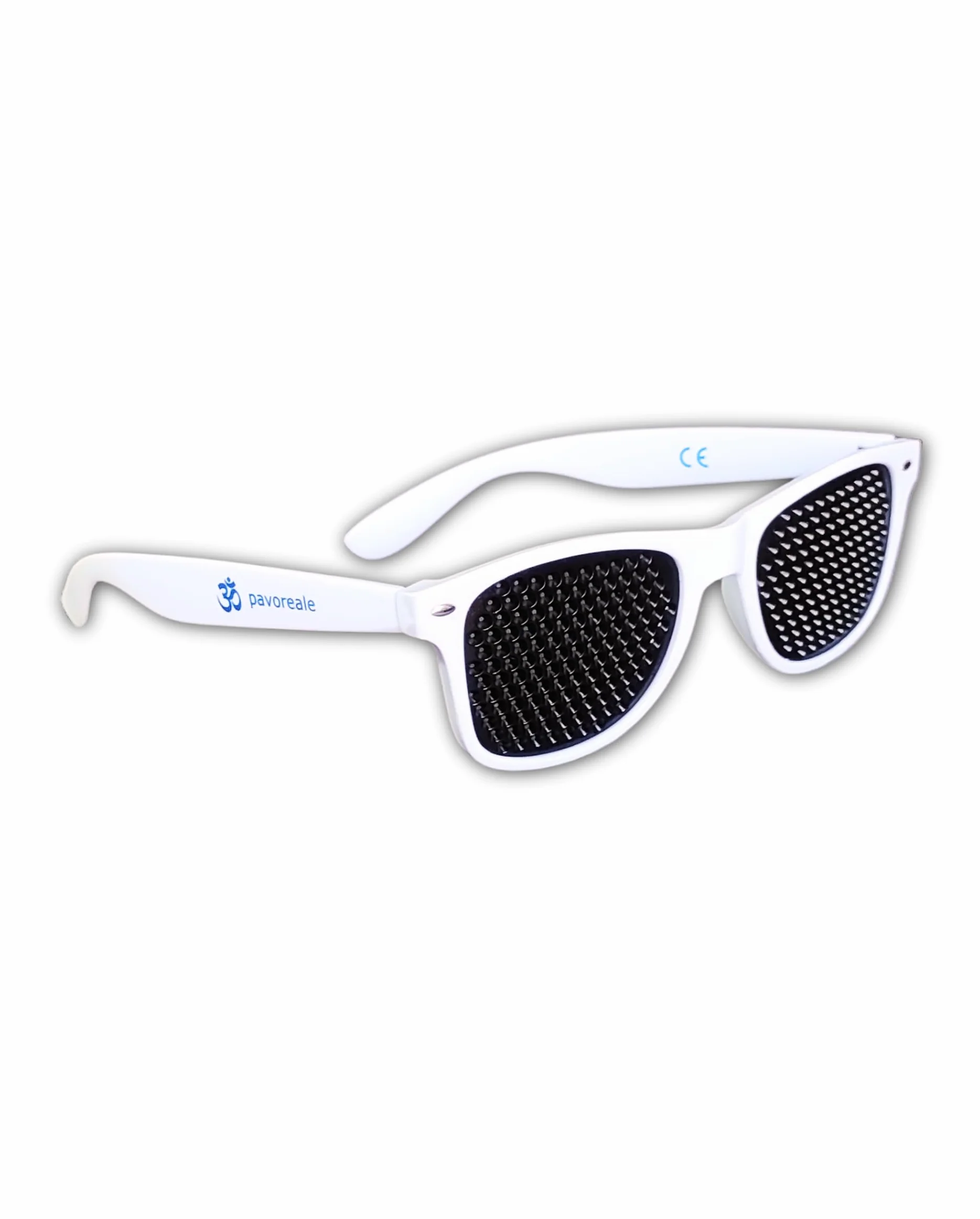 Occhiali stenopeici certificati white pinhole glasses con EBOOK GRATS Bates
