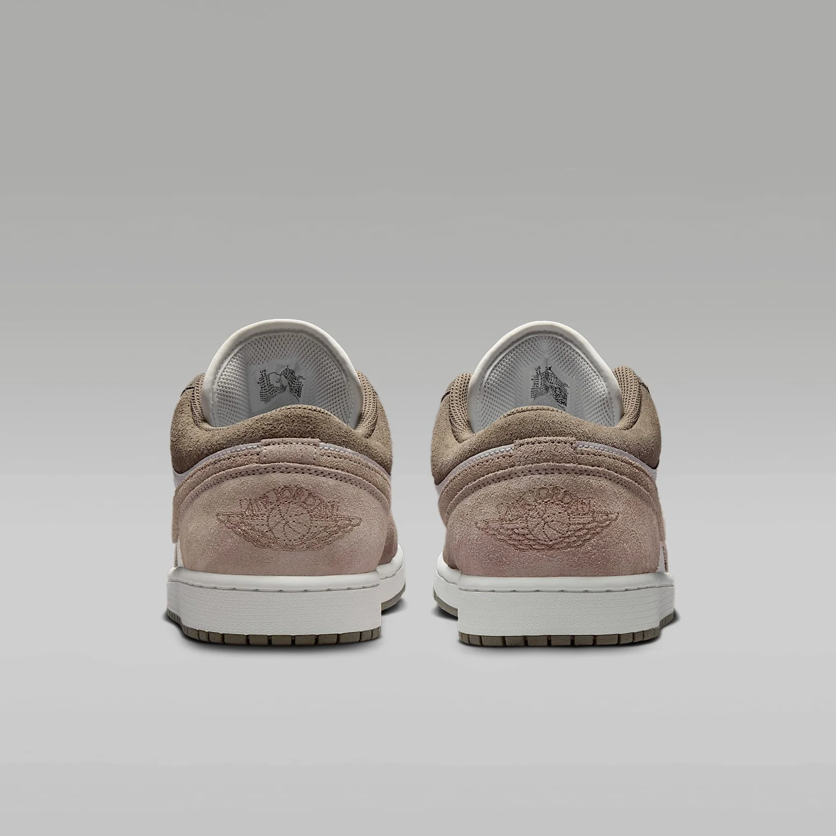 Air Jordan 1 Low Scarpe Uomo Olive Grey Summit White Pale Ivory Enigma Stone