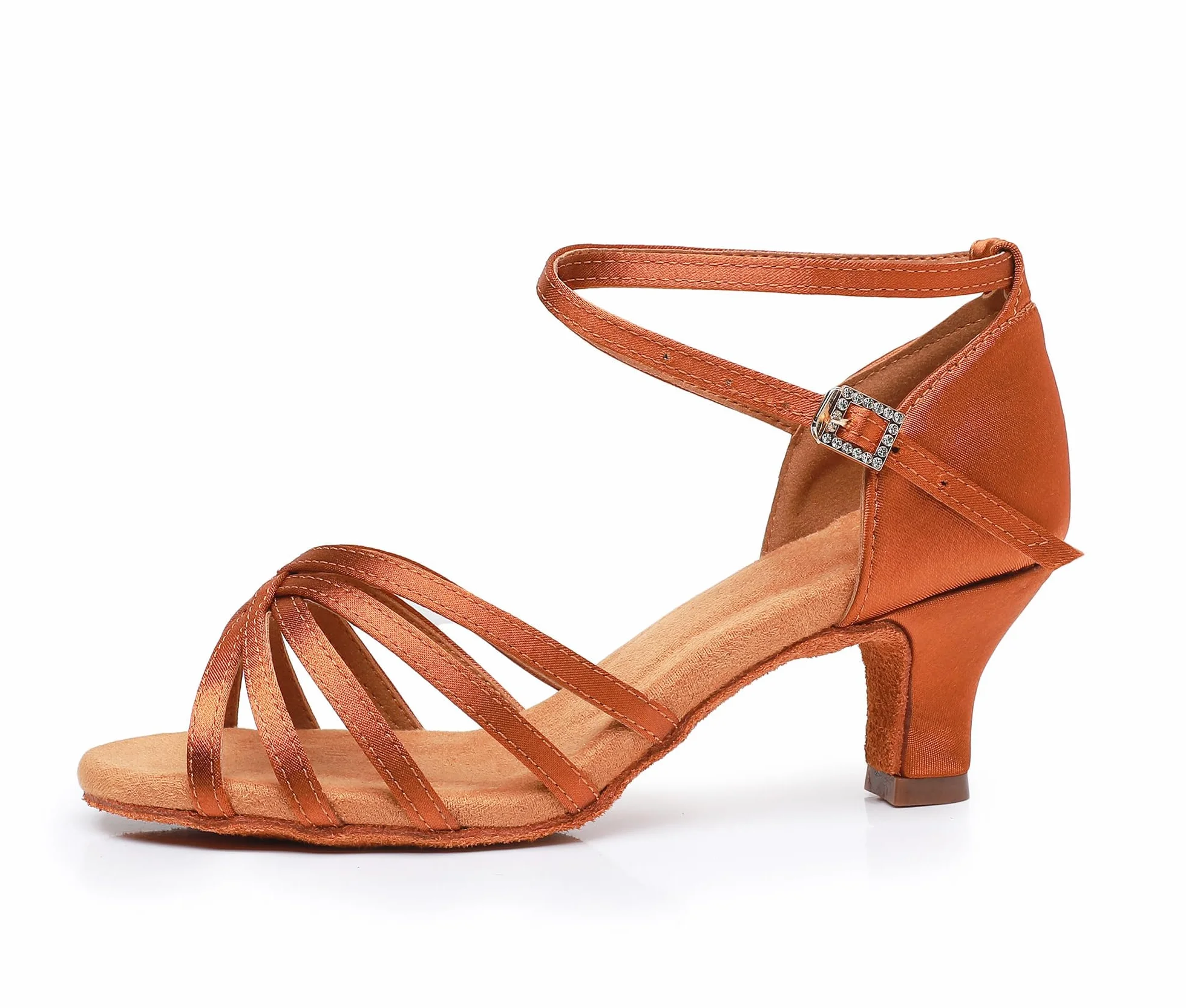 Rosefinch Scarpe da Ballo Latino per Le Donne Nero Professionale Scarpe da Ballo Sala da Ballo Partito Salsa Danza Pratica Prestazioni Scarpe Taglia（A01G）