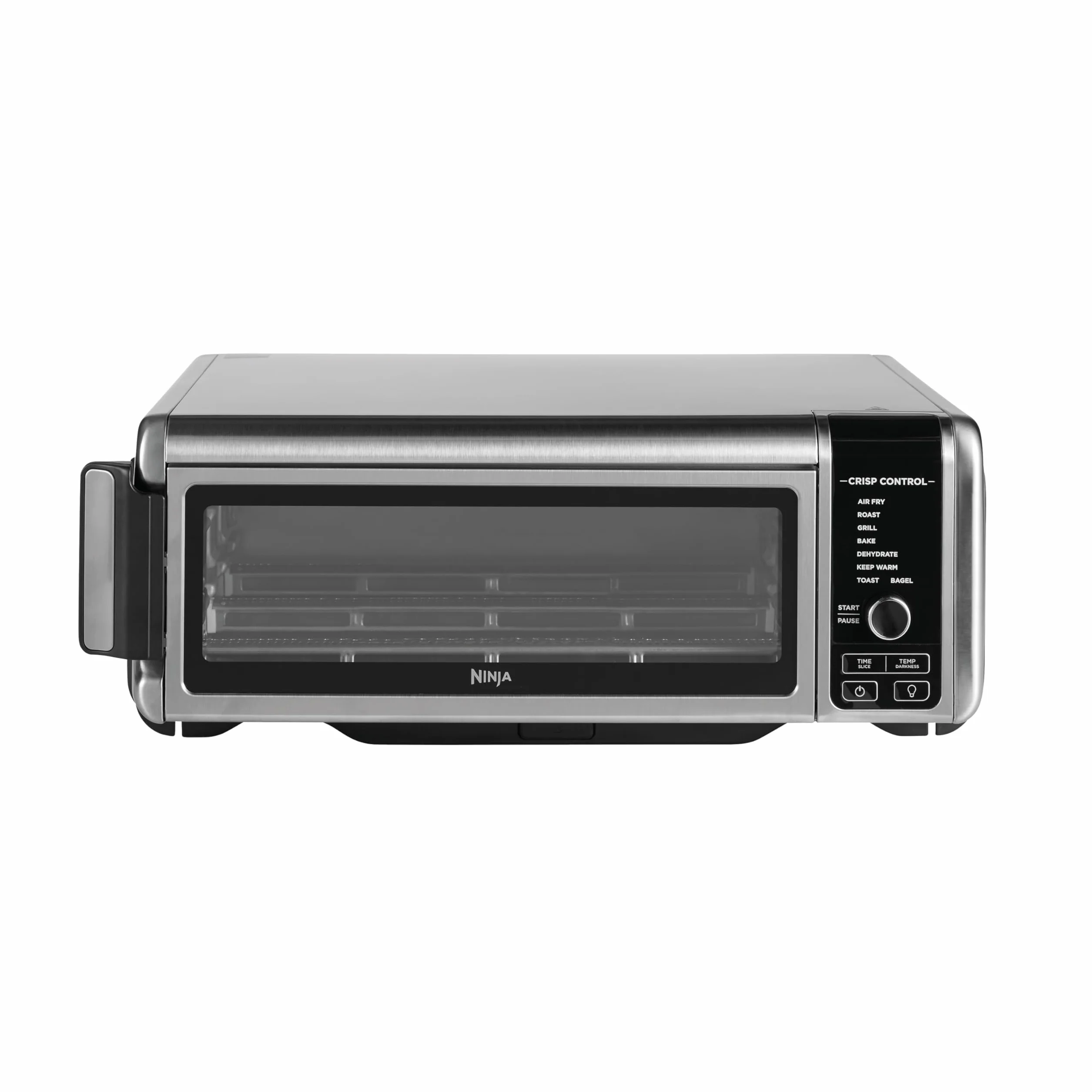 Ninja Foodi Forno Multifunzione 8 in 1, Fornetto Elettrico Portatile, 8 Funzioni, Friggere ad Aria, Arrostire, Grigliare, Argento/Nero, SP101EU