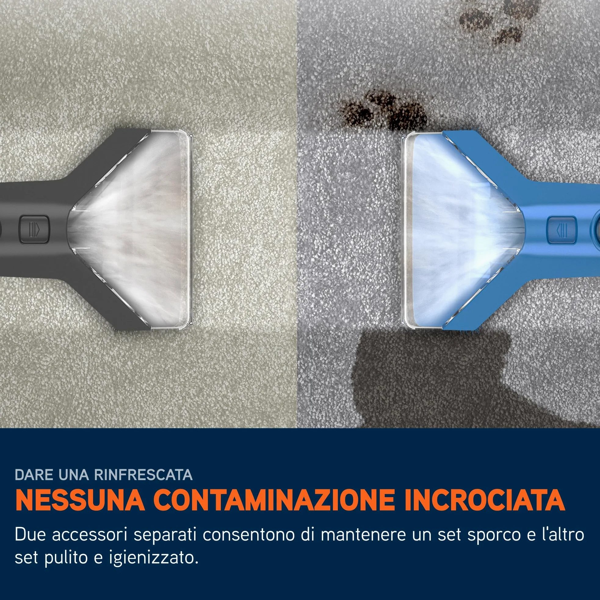 Vax SpotWash Duo smacchiatore per tappeti e tessuti con accessorio per animali domestici e strumenti per uso quotidiano. Lavapavimenti per pavimenti, divani, auto, scale. Pulitore domestico portatile