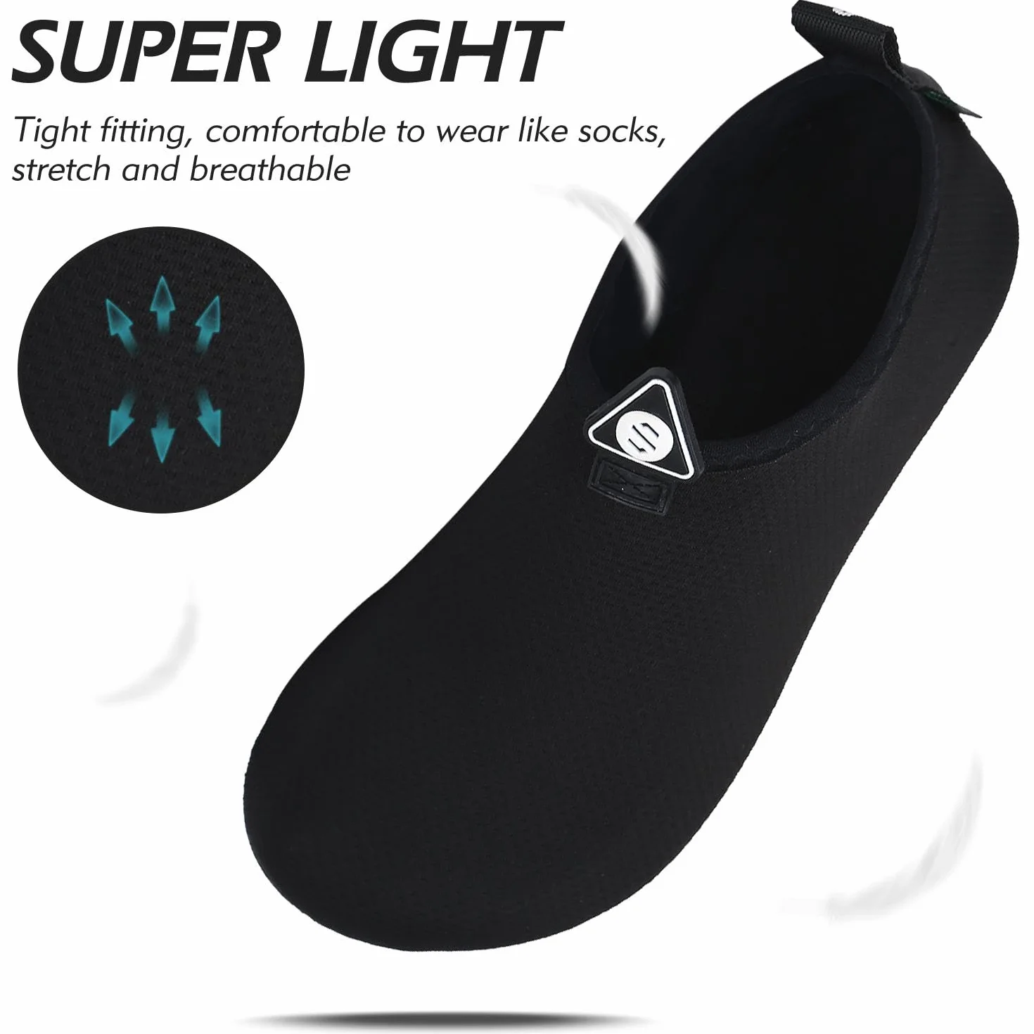 SAGUARO Scarpe da Immersione Uomo Donna Scarpe da Acqua Sport Traspirante Antiscivolo Leggere