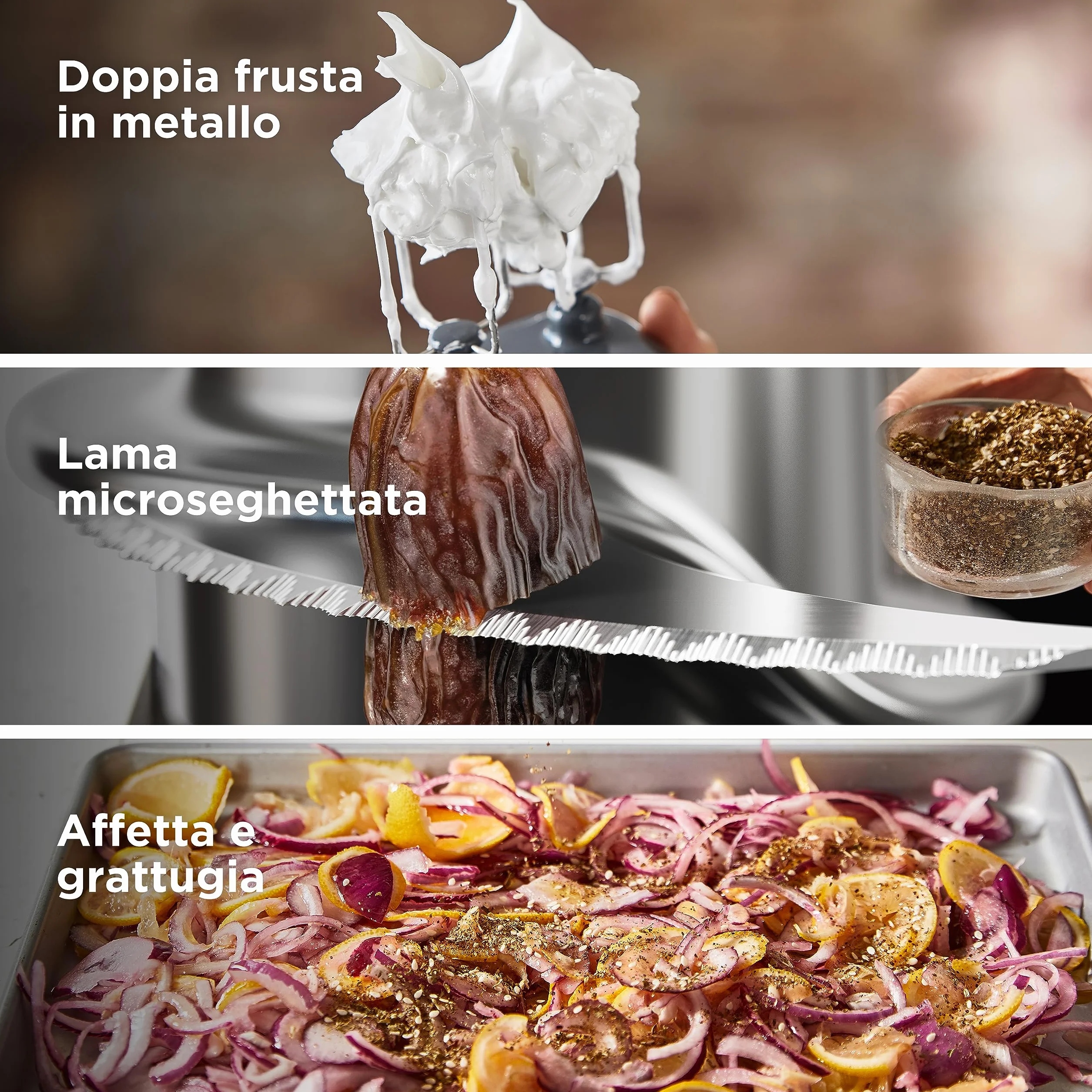 Kenwood FDM71.450SS MultiPro Express Weigh Robot da Cucina con 8 Accessori Dedicati, Velocità Regolabile con Funzione Pulse, Bilancia Digitale Integrata, Capacità 3L, , Argento