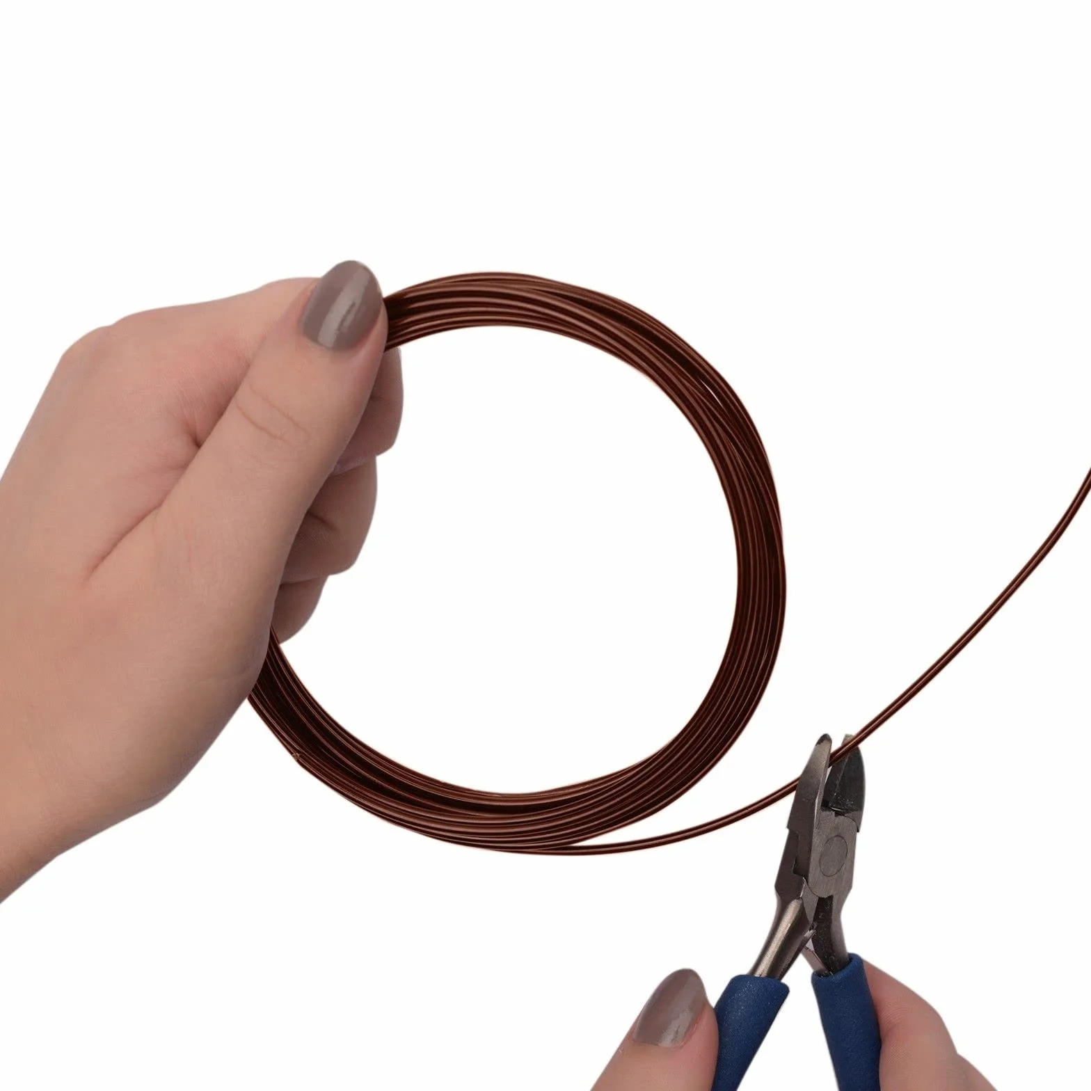 Vaessen Creative Filo di Ferro Modellabile 5 m x 2 mm Marrone per Creazioni Floreali e Gioielli