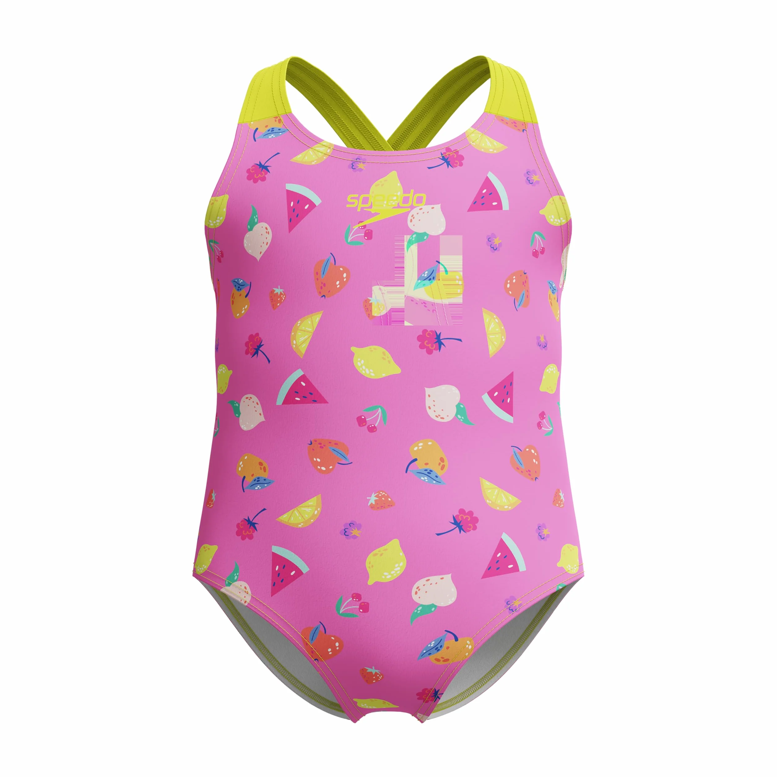 Speedo Print Crossback One Piece Costume da Bagno Bambine e Ragazze (Pacco da 1)