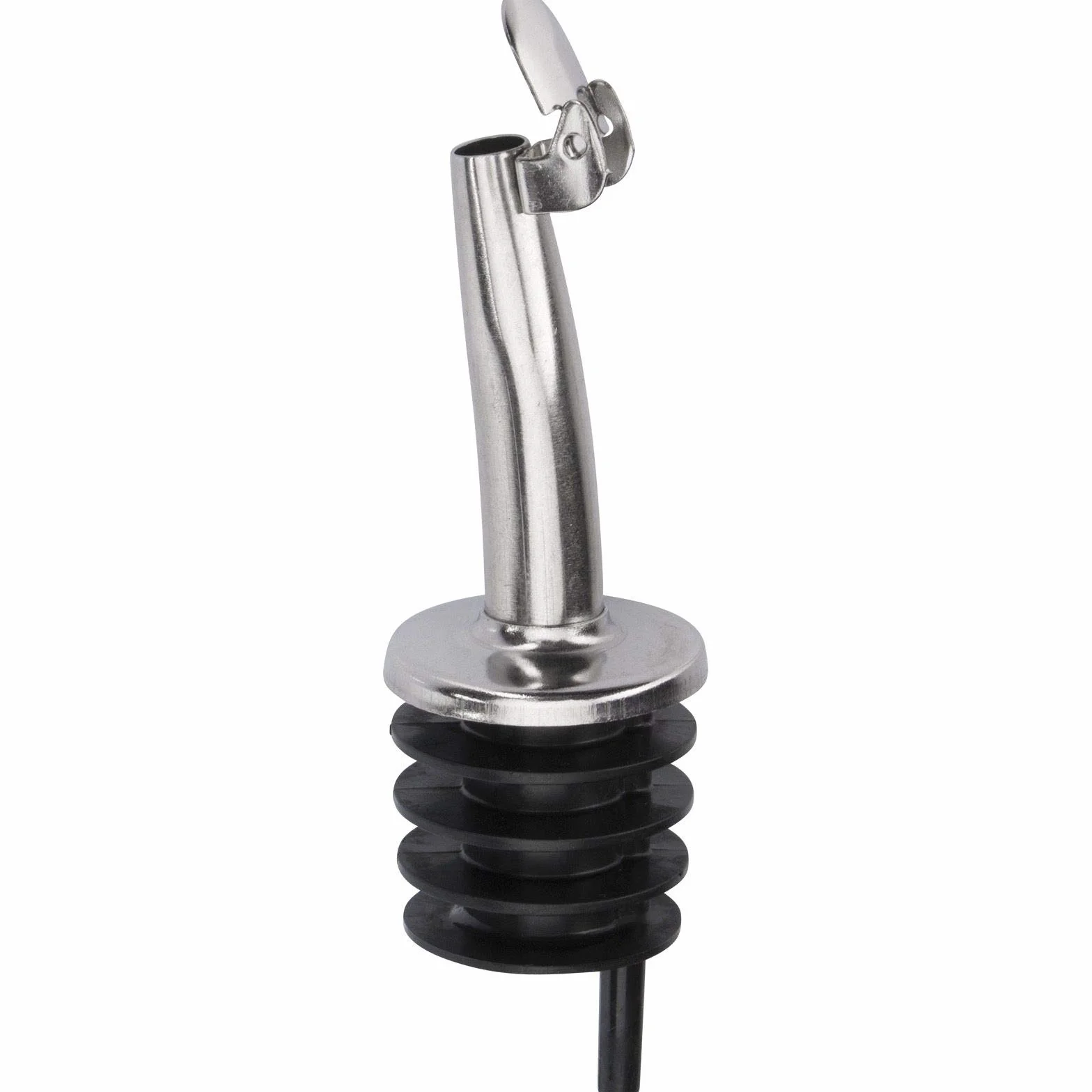 Westmark 2 Beccucci per Bottiglie di Liquori, Olio e Aceto, Acciaio Inossidabile, Argento