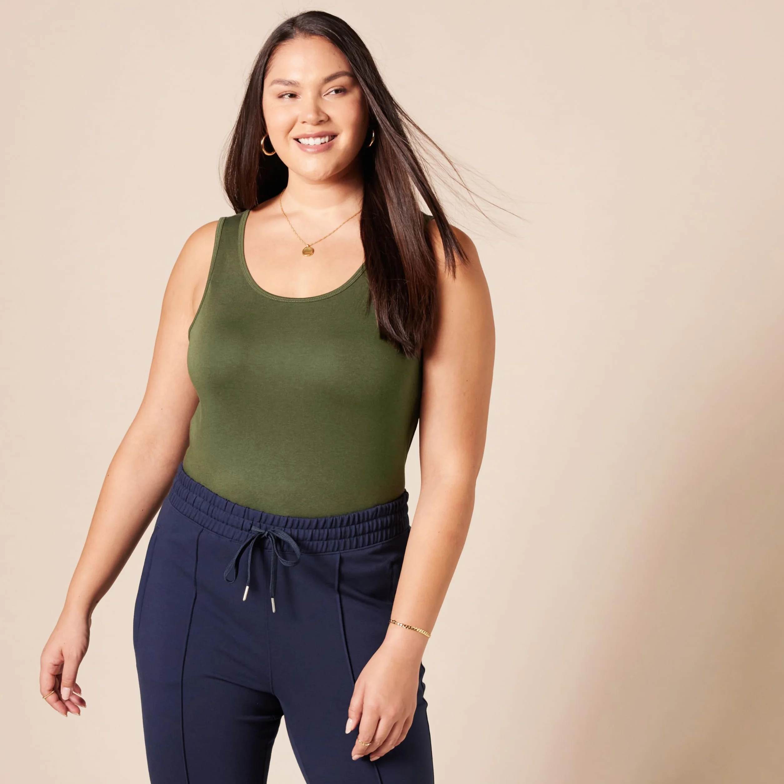 Amazon Essentials Top a Canotta Slim Donna, Pacco da 2