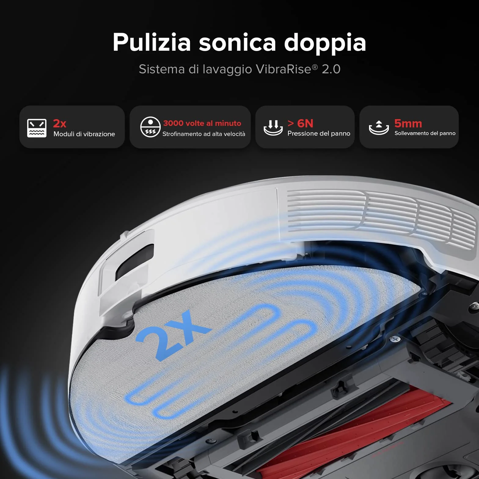 Roborock S8 Pro Ultra Robot Aspirapolvere Lavapavimenti, 6000Pa, Reattivo 3D (Ricondizionato)