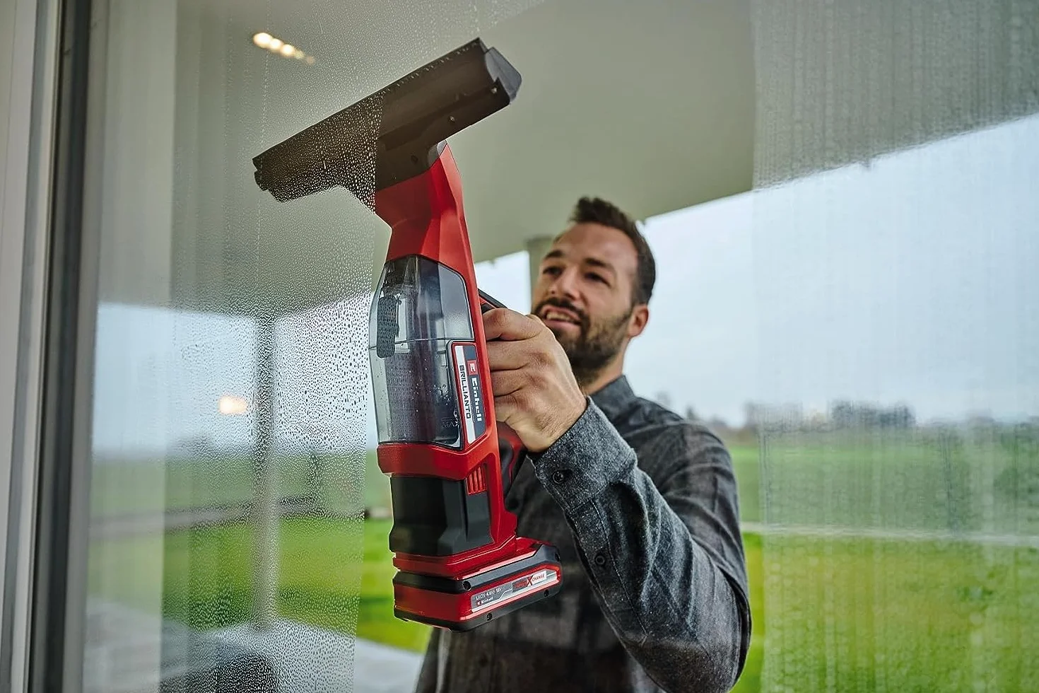Einhell BRILLIANTO Power X-Change Lavavetri a batteria 18 V 28 cm
