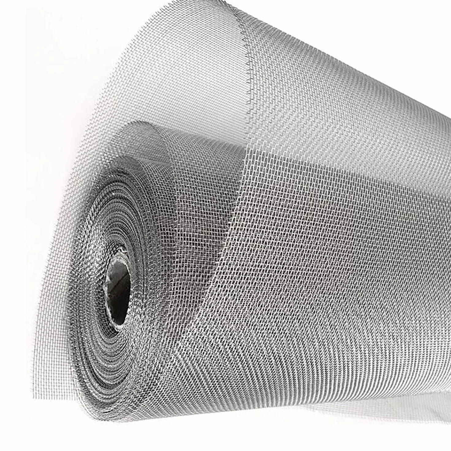 Rete in Acciaio Inox 12/24/40/80/200 Mesh Maglia Metallica Tagliabile Panno per Ferramenta 1x1m