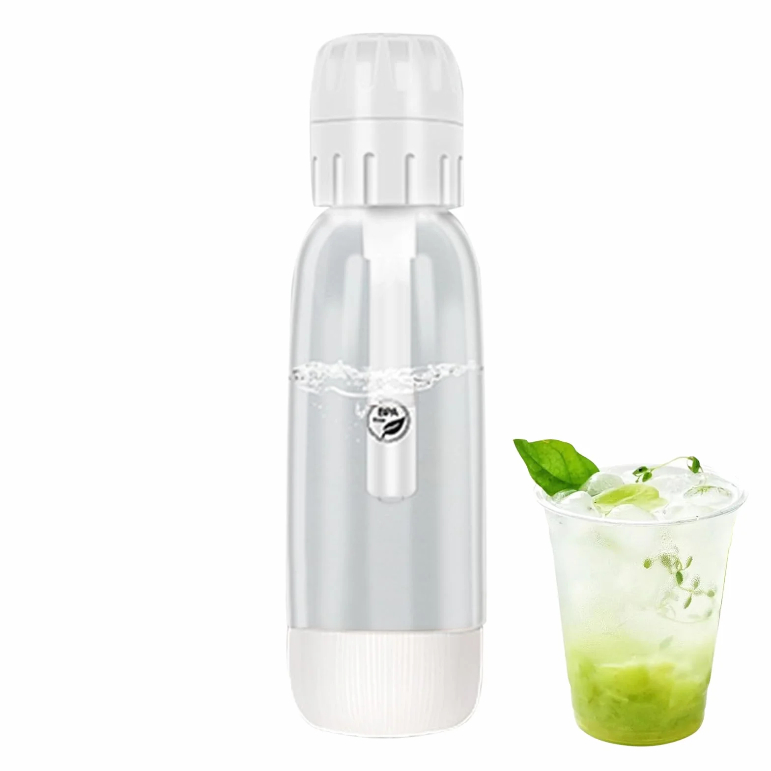 Gasatore Per Acqua Frizzante - Gasatore Acqua Frizzante Portatile - di Aromi per Drink da Esterno Viaggi Feste