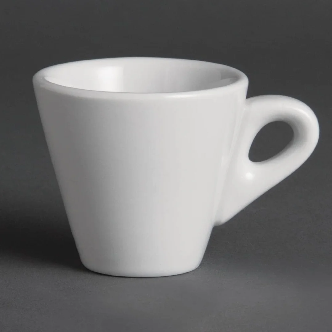 Olympia Y111 Whiteware Espresso Cup, Bianco (12 szt.)