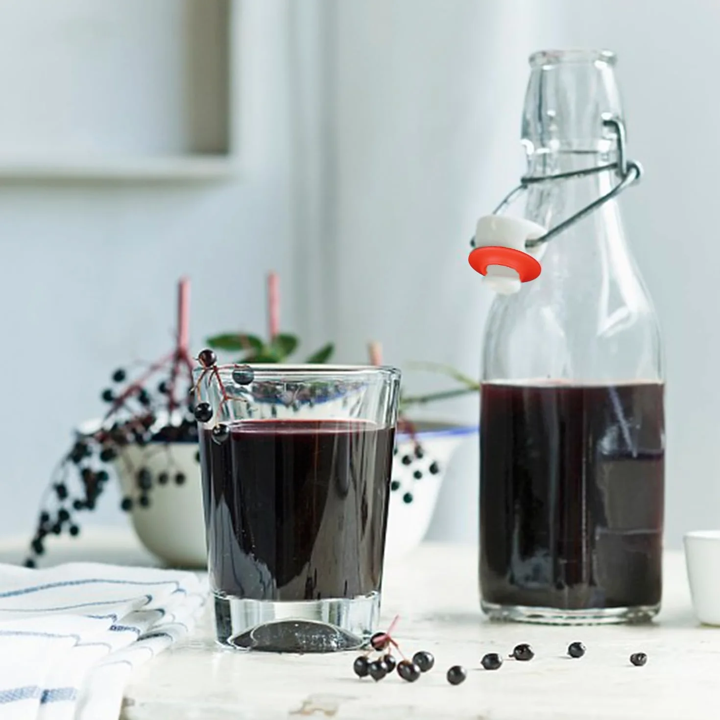 Tappi per Bottiglie di Vino in Silicone Tenuta Stagna Riutilizzabili 40 Pezzi