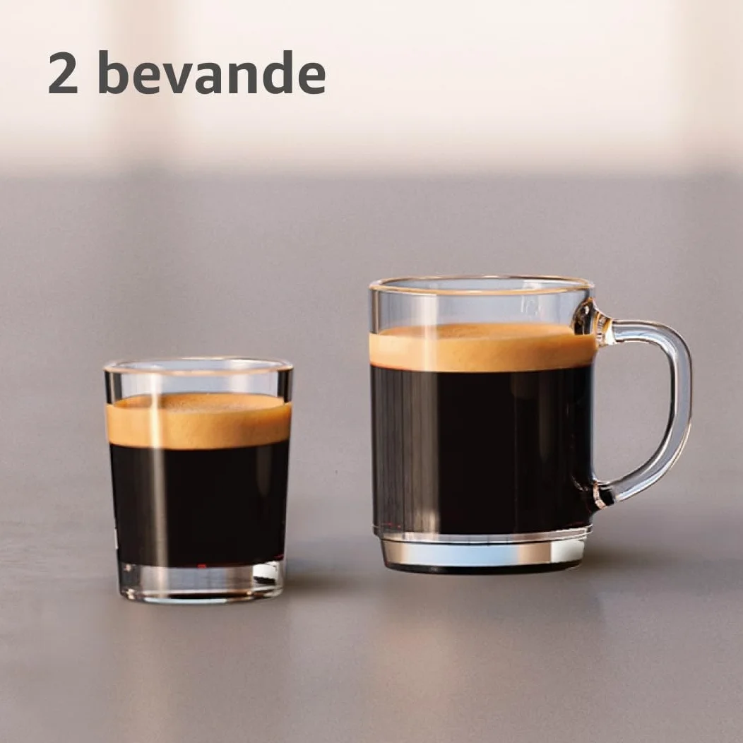 PHILIPS Serie 2200 Macchina da caffè Automatica - 2 bevande, Display Touch, Cappuccino con Montalatte Classico, Macinacaffè in Ceramica, Nero Opaco (EP2220/10)