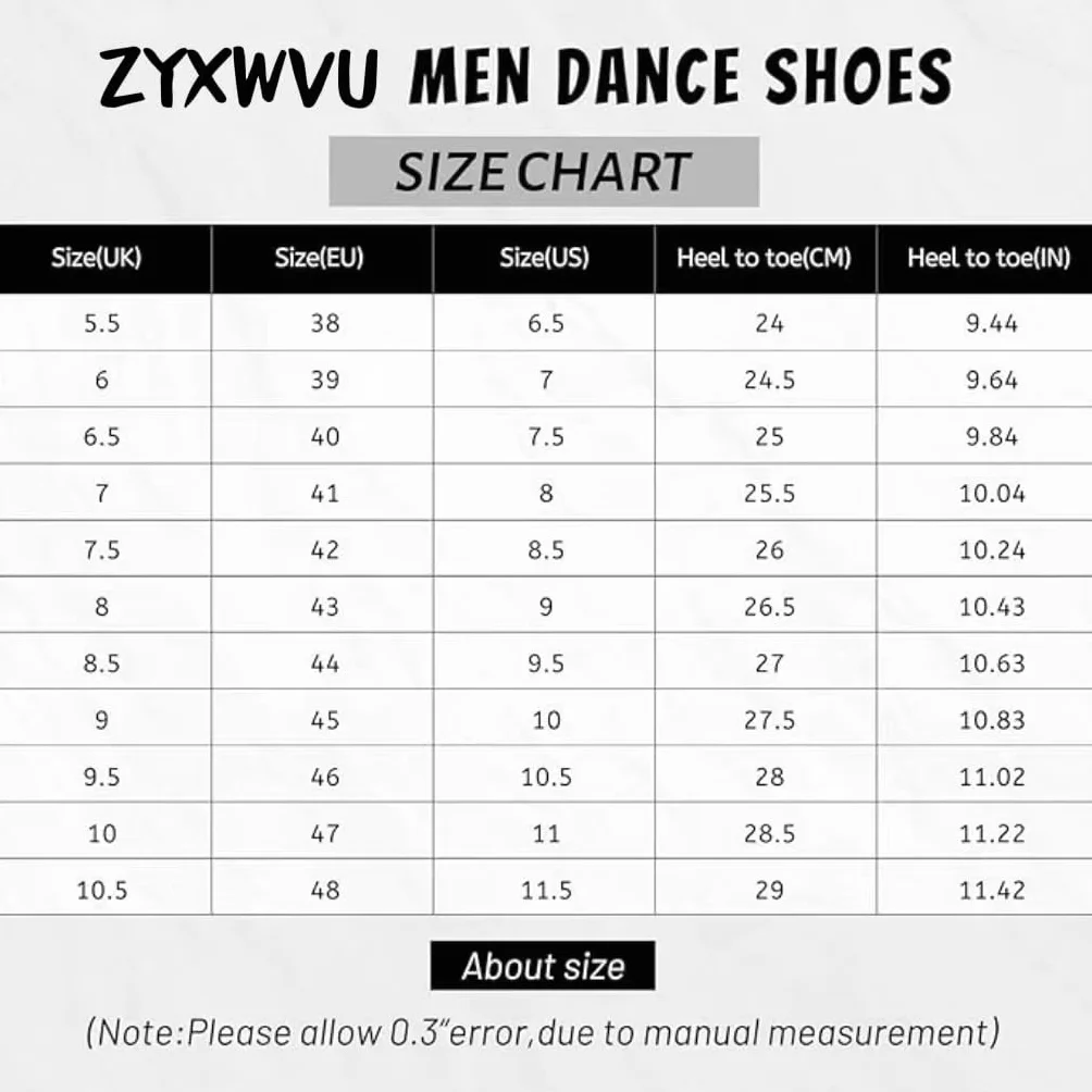 Scarpe da Ballo da Americano Uomo Nero Tacco Basso Lacci Salsa Latina Tango