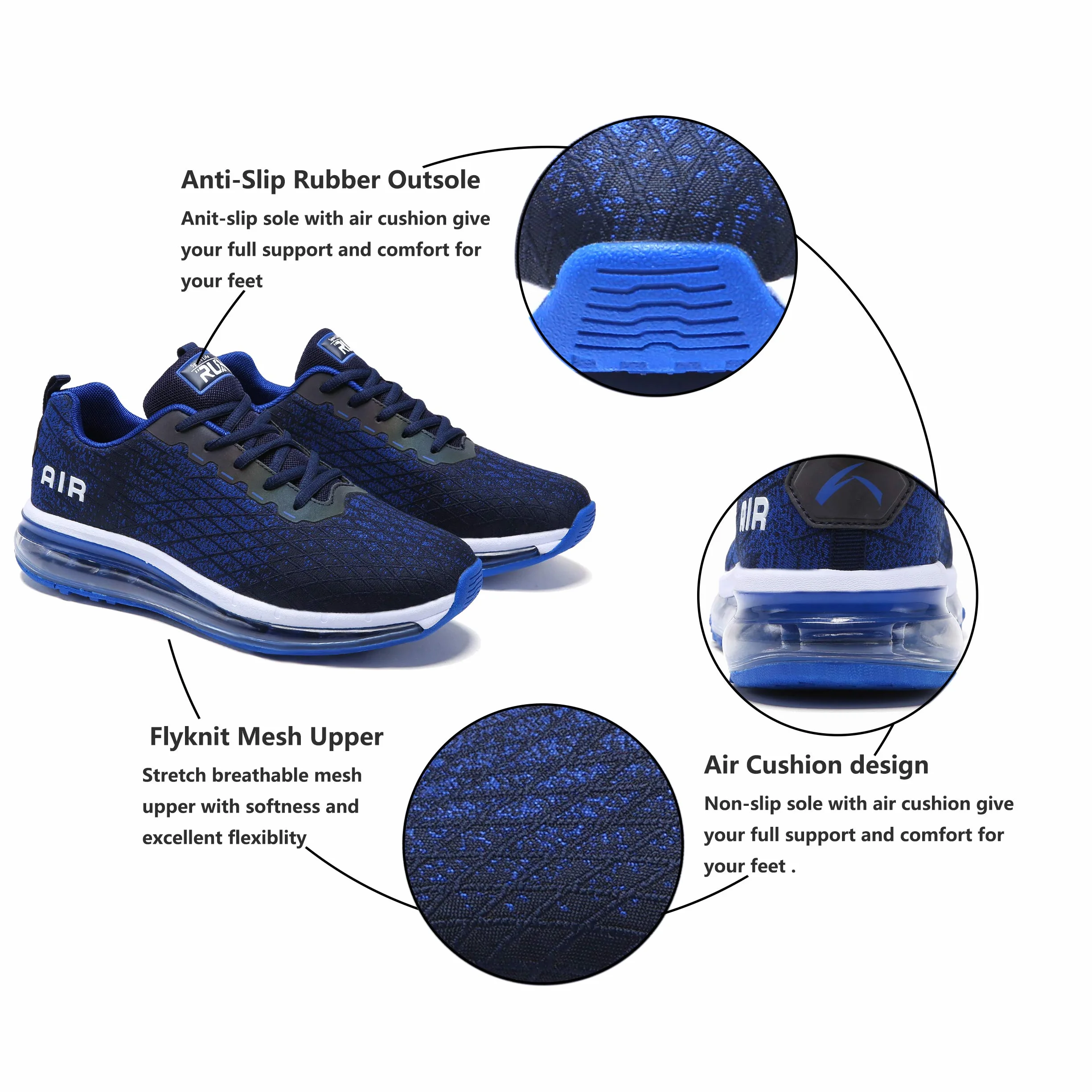 Scarpe da Ginnastica Air Sneakers Running Sportive Casual Uomo Donna