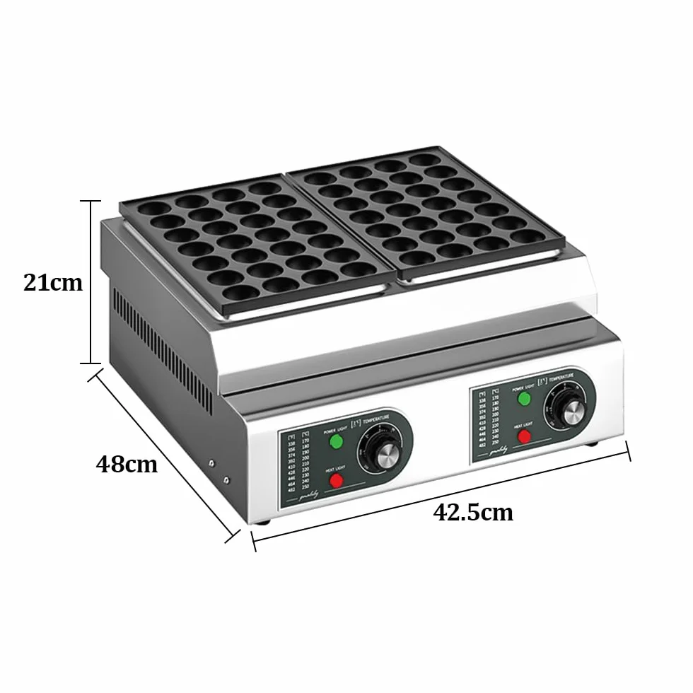 Macchina Per Takoyaki Commerciale 2100W 56 Pezzi